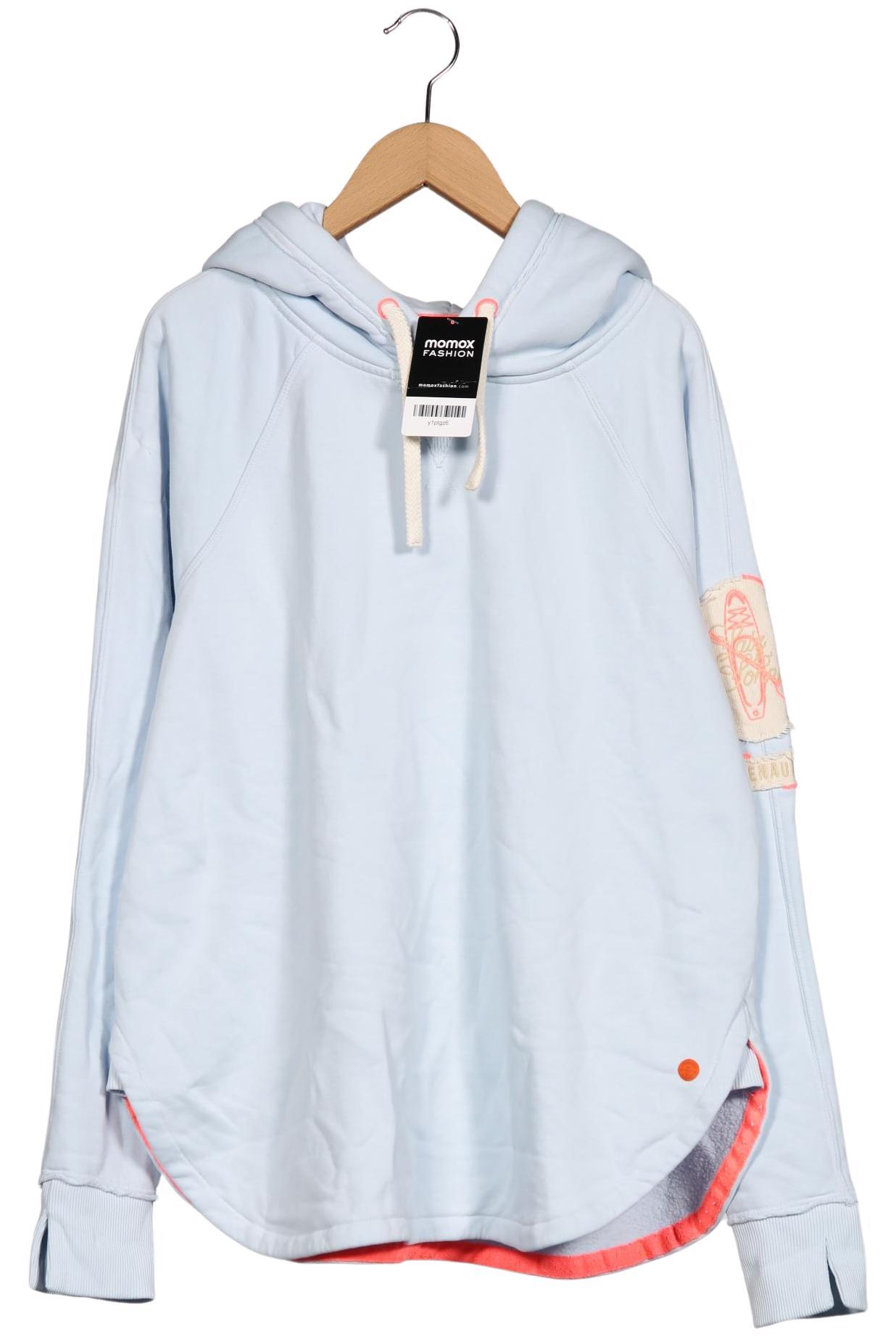 

Adenauer & Co Damen Kapuzenpullover, blau, Gr. 42