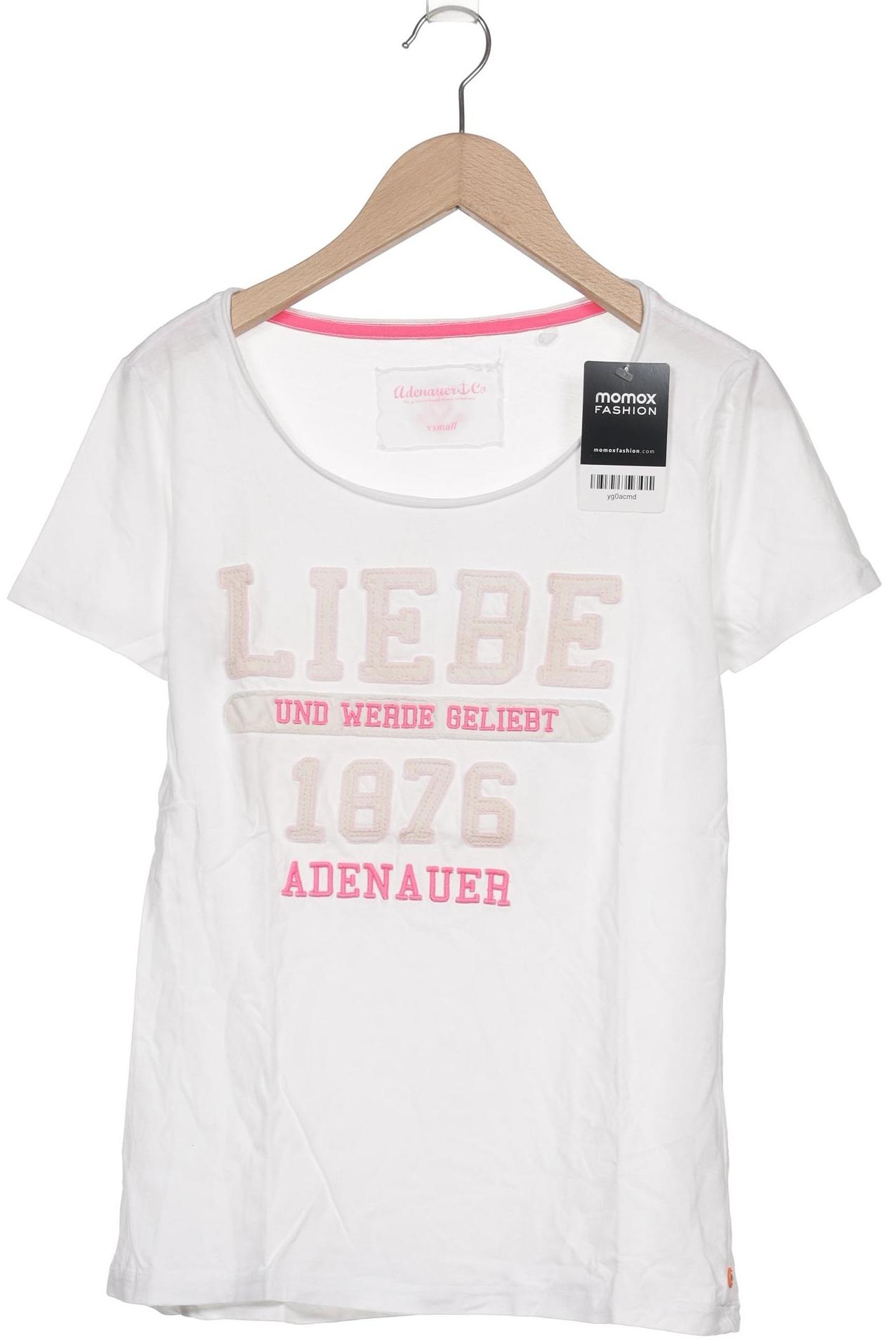 

Adenauer & Co Damen T-Shirt, weiß, Gr. 34