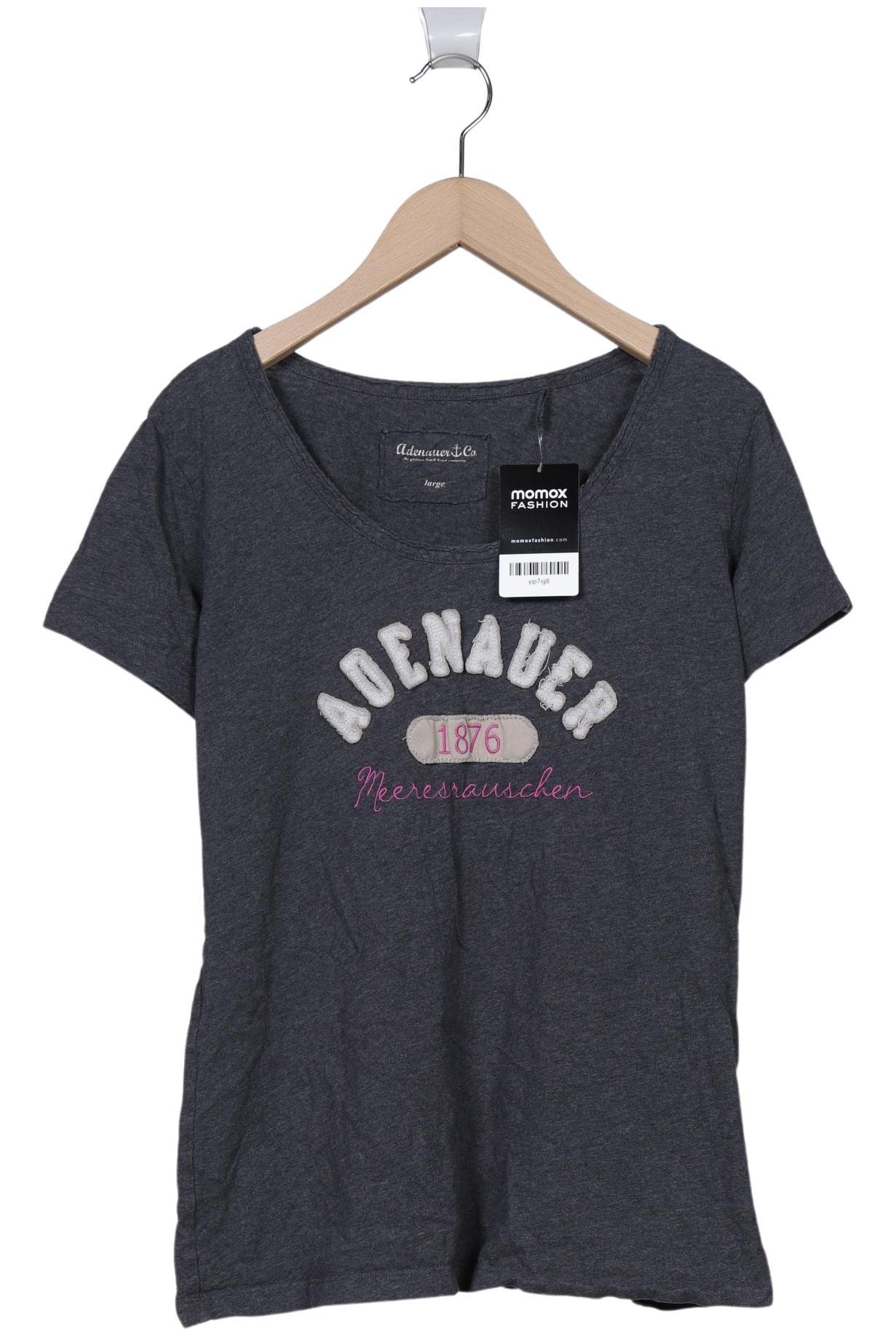 

Adenauer & Co Damen T-Shirt, grau, Gr. 42