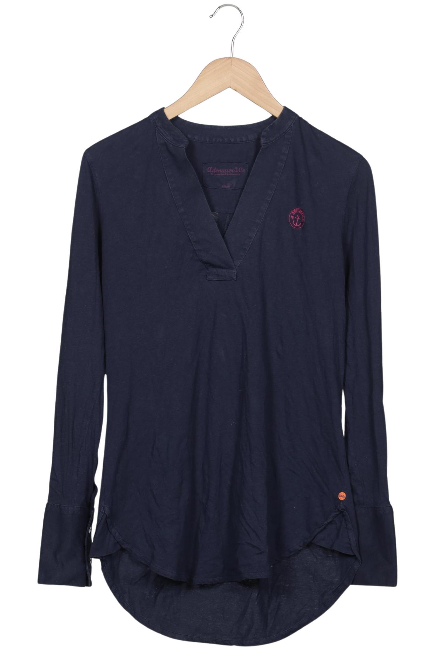 

Adenauer & Co Damen Langarmshirt, marineblau, Gr. 36