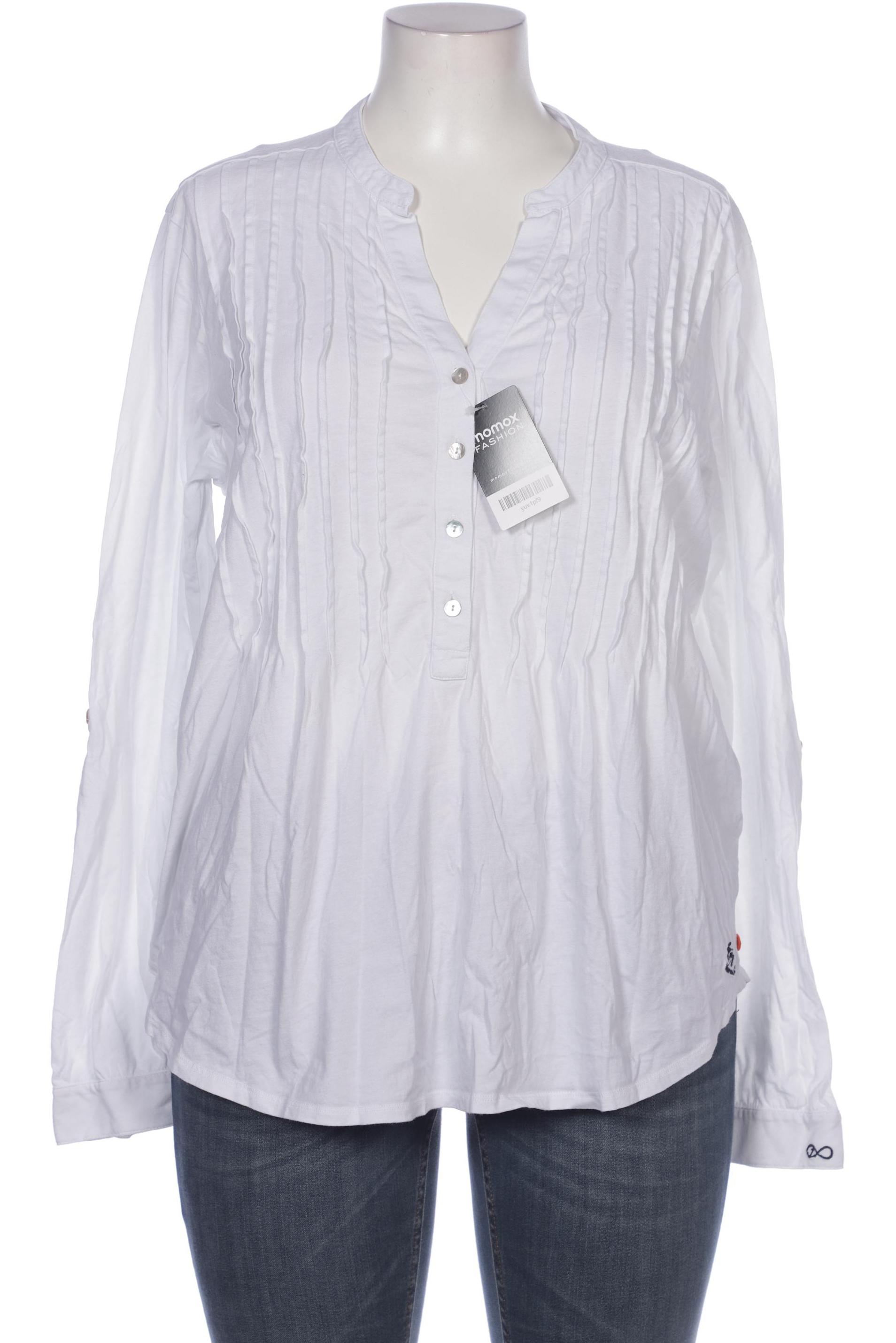 

Adenauer & Co Damen Bluse, weiß, Gr. 44