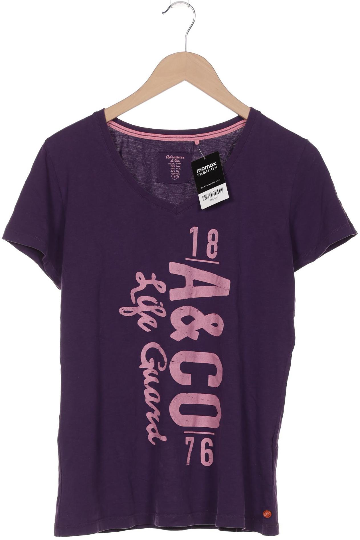 

Adenauer & Co Damen T-Shirt, flieder, Gr. 44