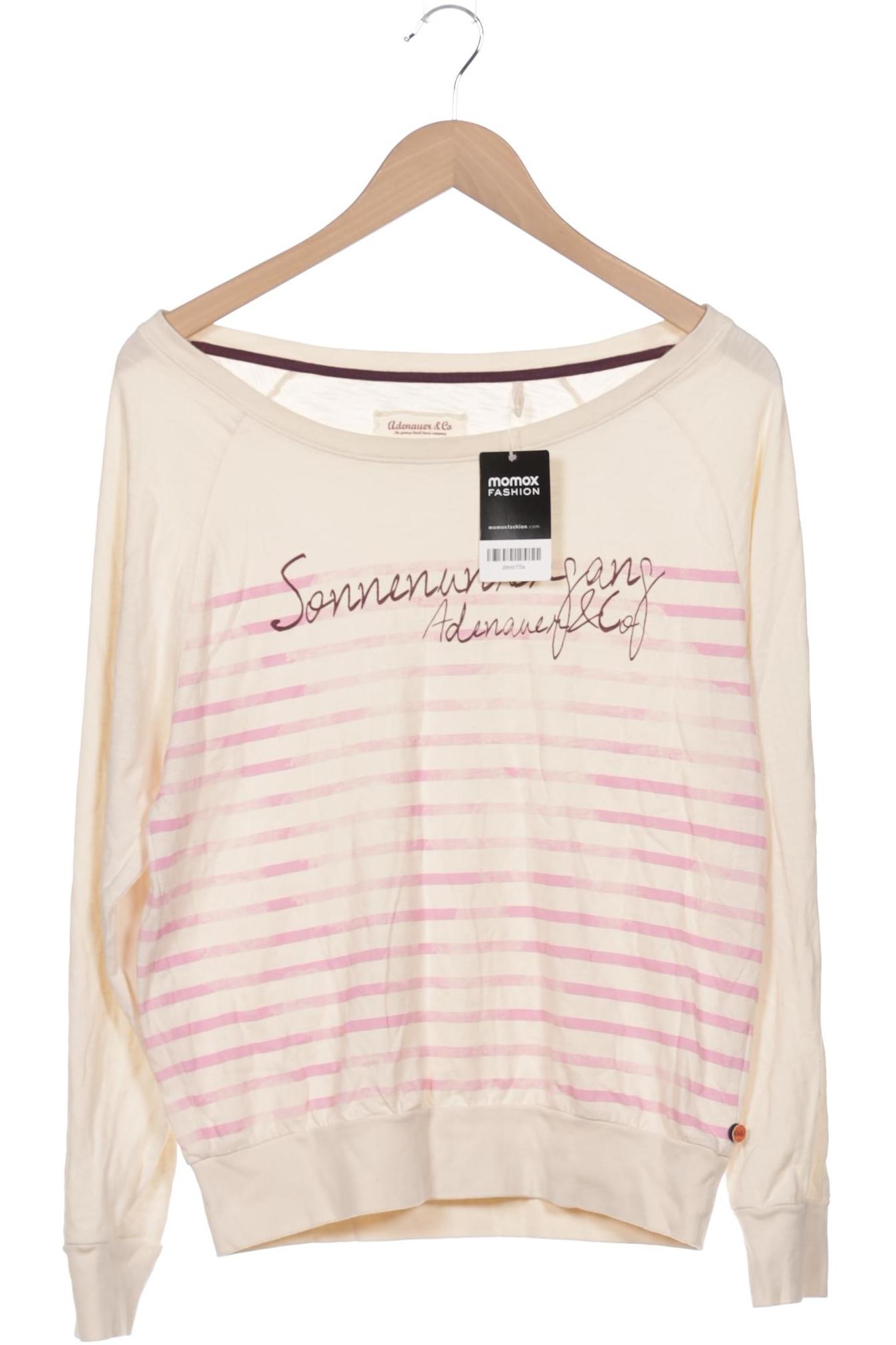 

Adenauer & Co Damen Langarmshirt, cremeweiß, Gr. 34
