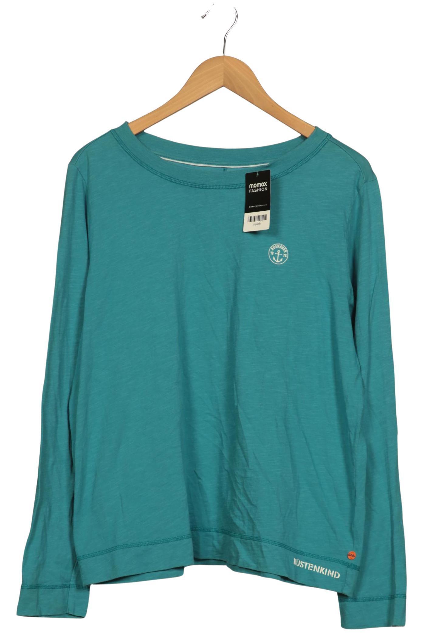 

Adenauer & Co Damen Langarmshirt, türkis, Gr. 42