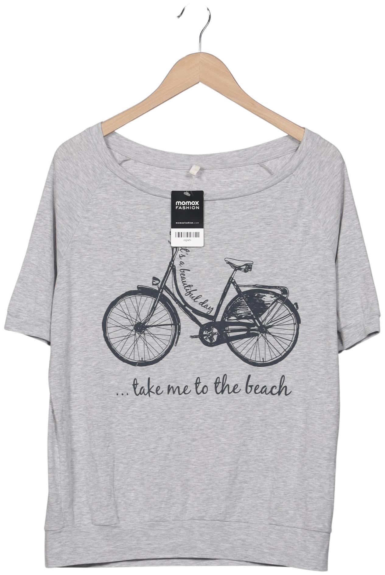 

Adenauer & Co Damen T-Shirt, grau, Gr. 34