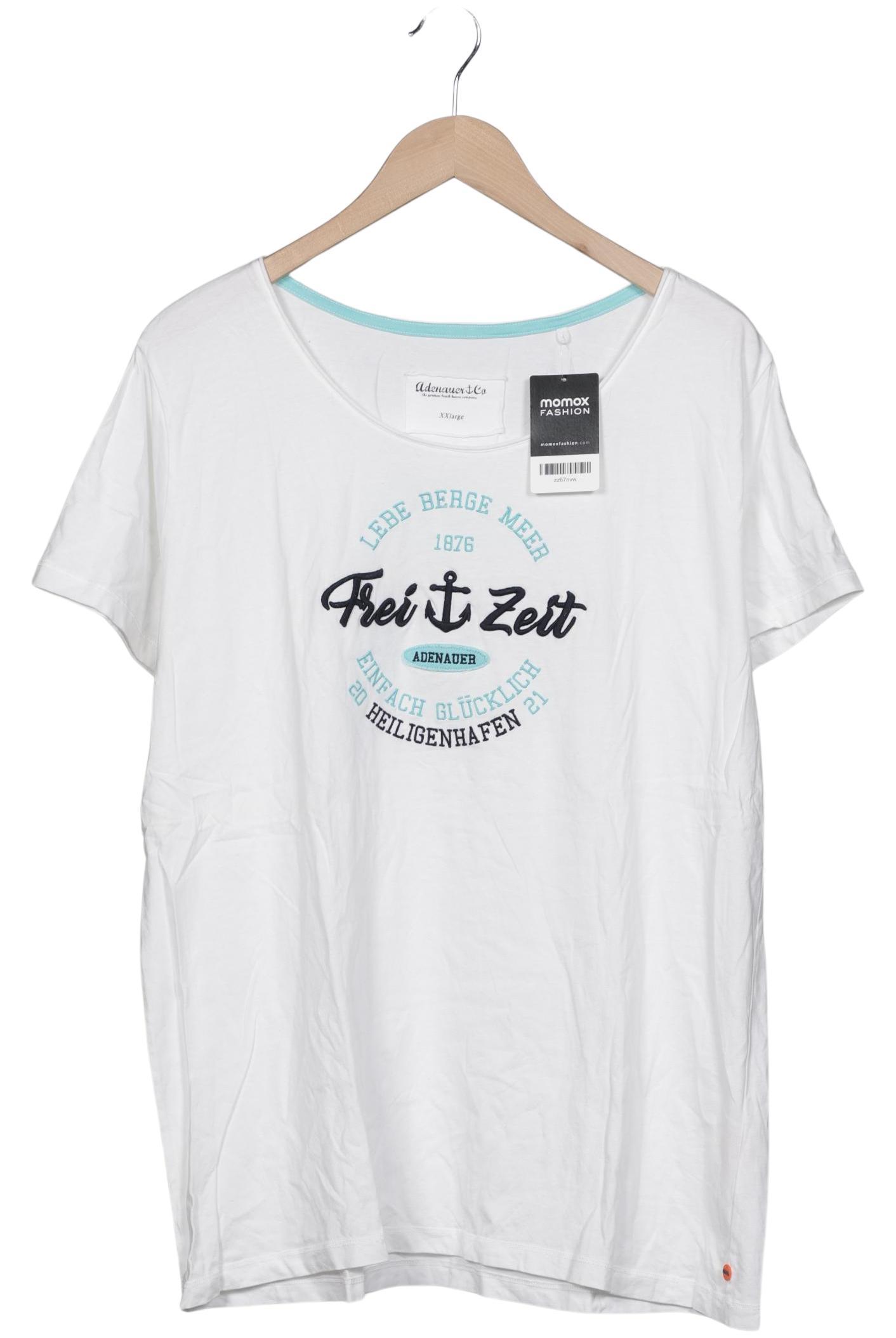 

Adenauer & Co Damen T-Shirt, weiß, Gr. 46