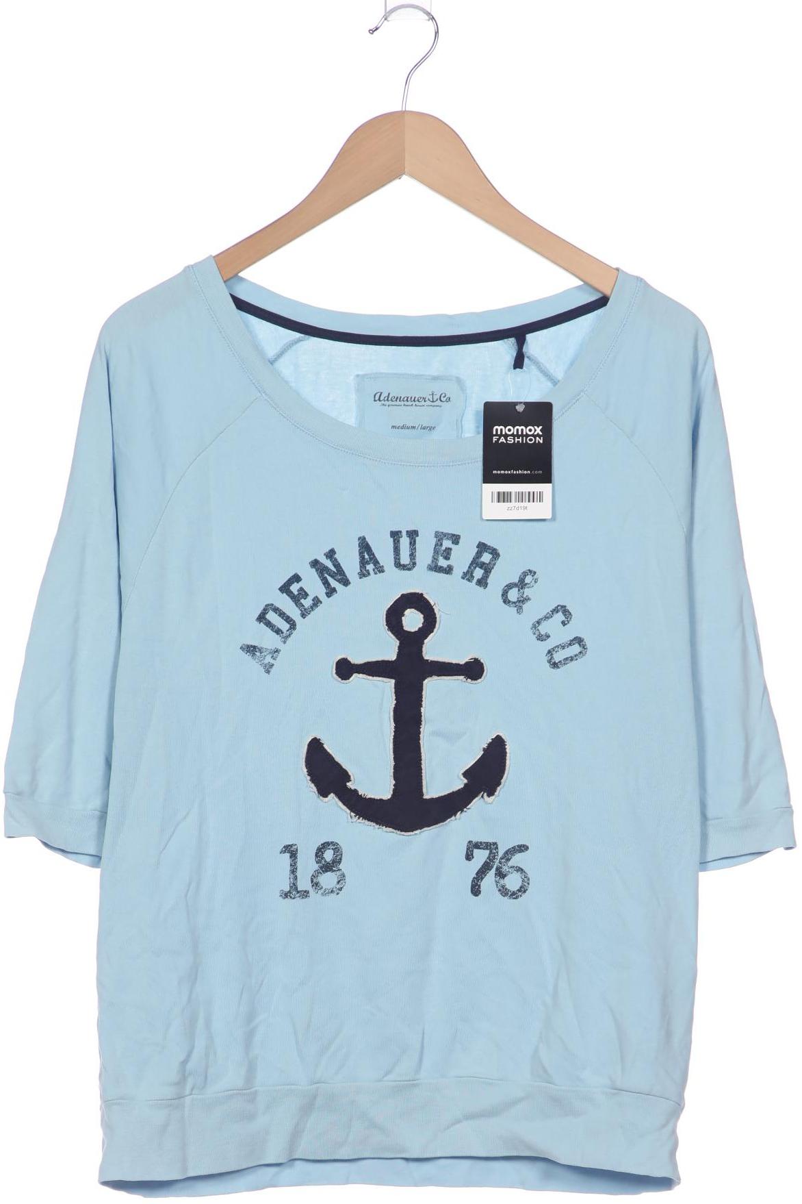 

Adenauer & Co Damen Langarmshirt, hellblau, Gr. 38