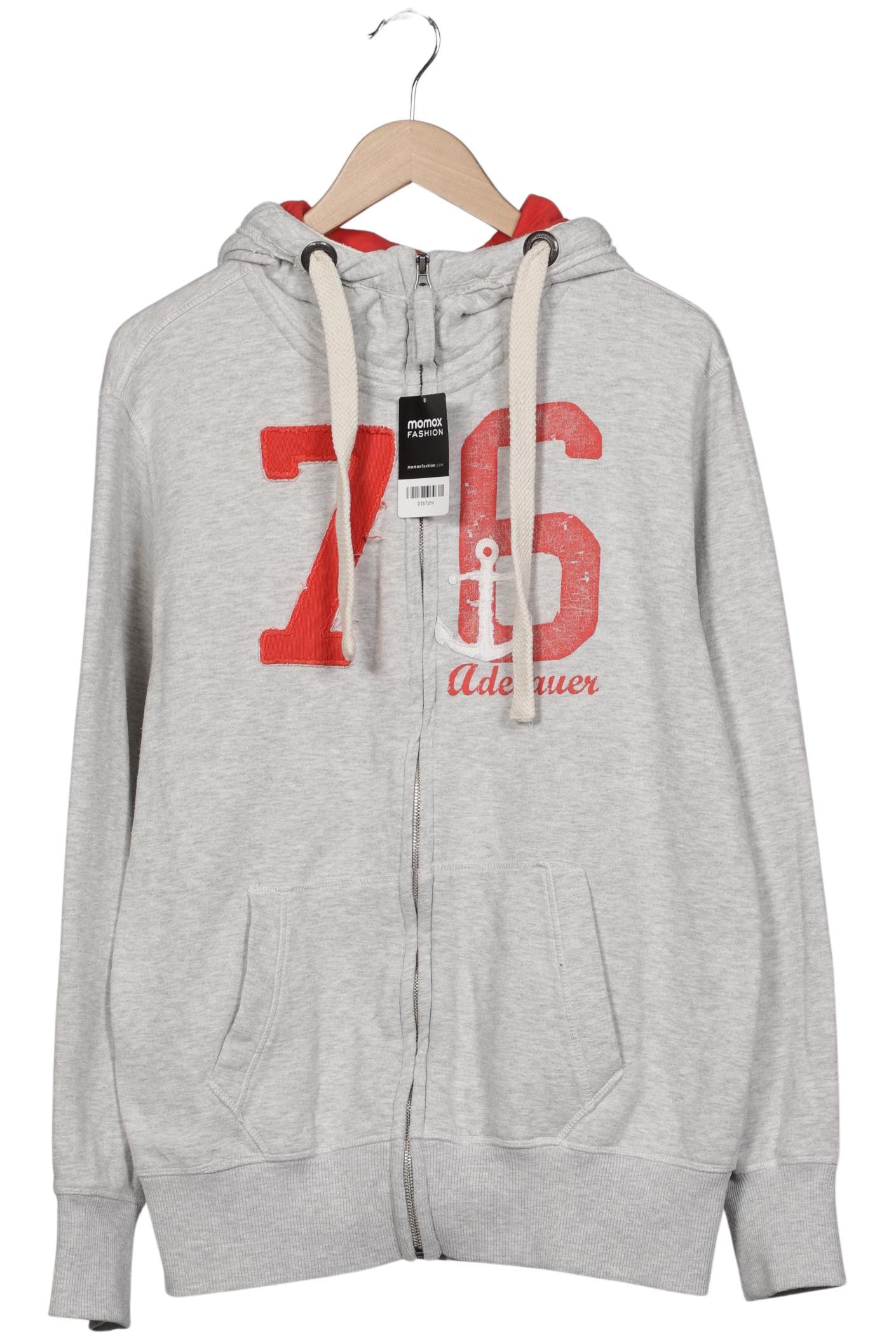 

Adenauer & Co Herren Kapuzenpullover, grau, Gr. 52