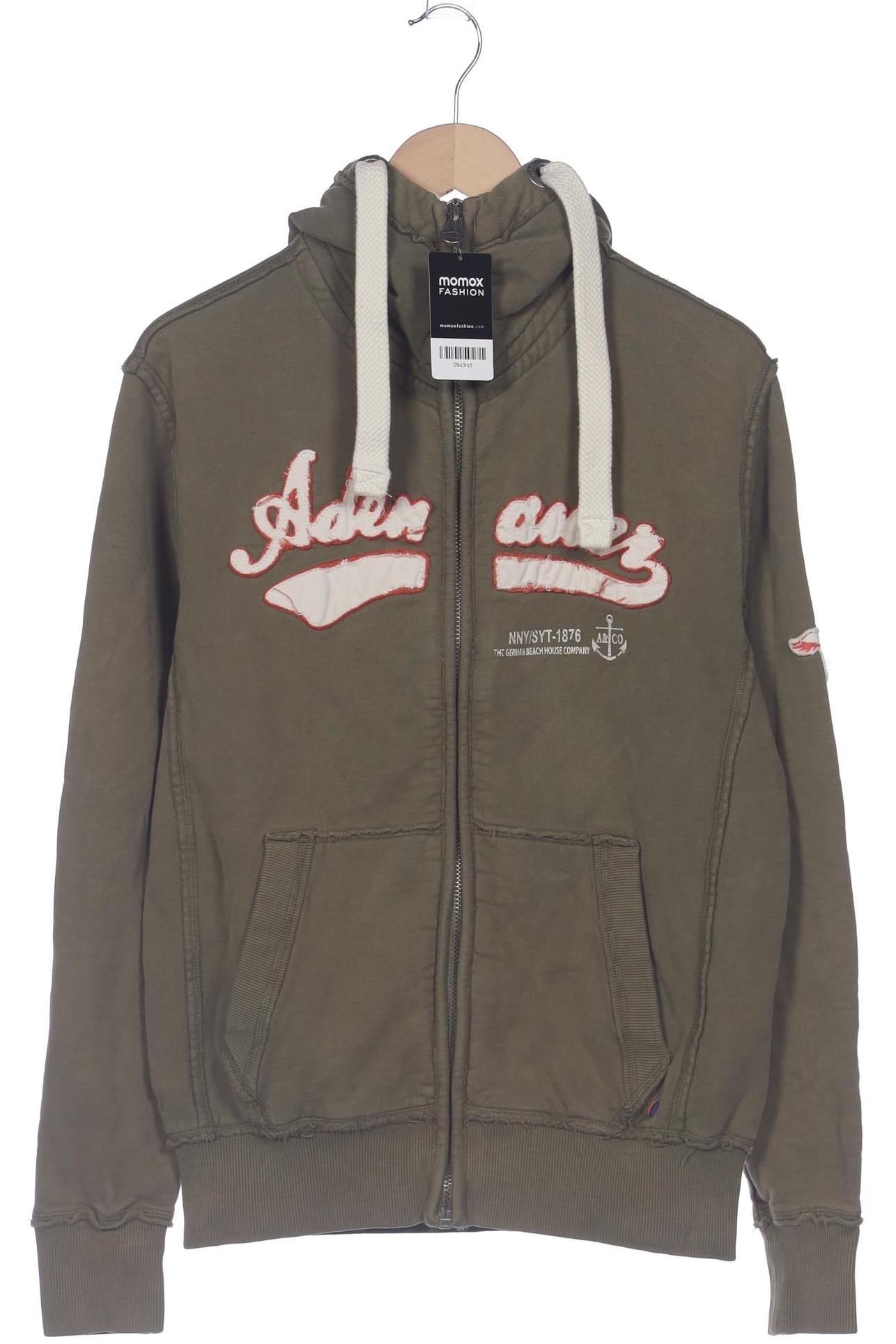 

Adenauer & Co Herren Kapuzenpullover, grün, Gr. 48