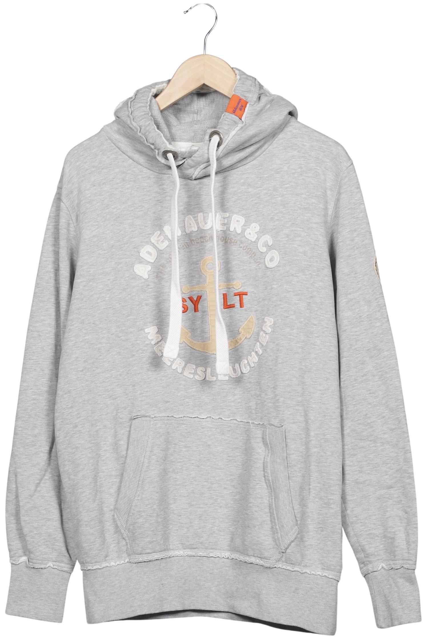 

Adenauer & Co Herren Kapuzenpullover, grau, Gr. 58