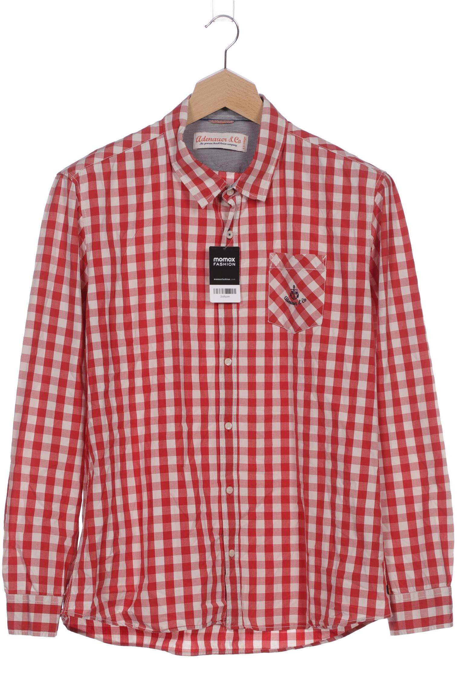 

Adenauer & Co Herren Hemd, rot, Gr. 58