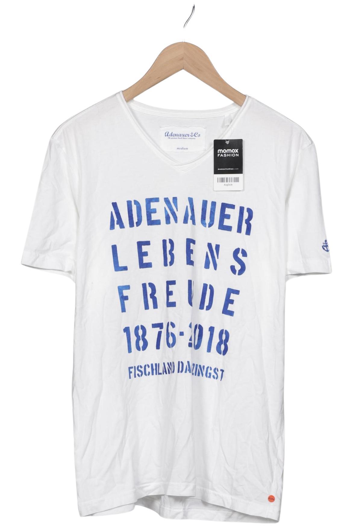 Thumbnail - Adenauer &amp; Co Herren T-Shirt, weiß, Gr. 48