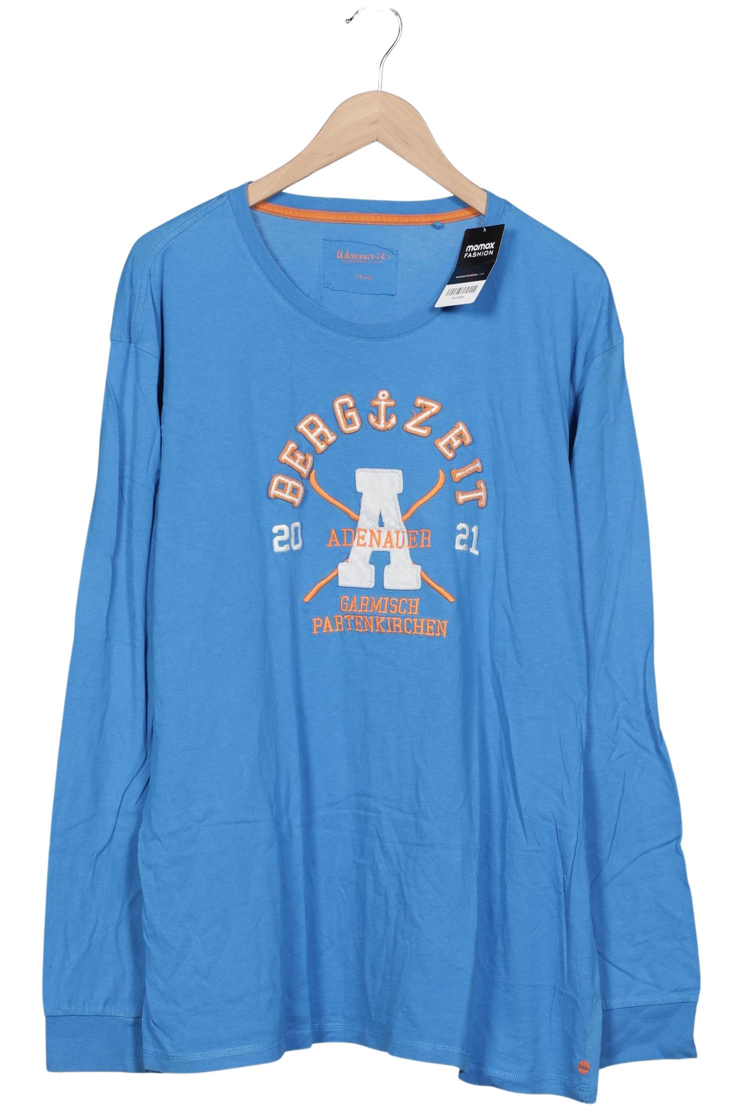 

Adenauer & Co Herren Langarmshirt, blau, Gr. 56