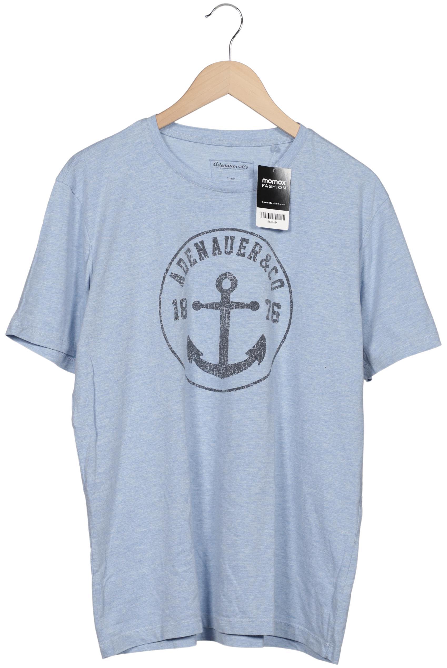 

Adenauer & Co Herren T-Shirt, blau, Gr. 52