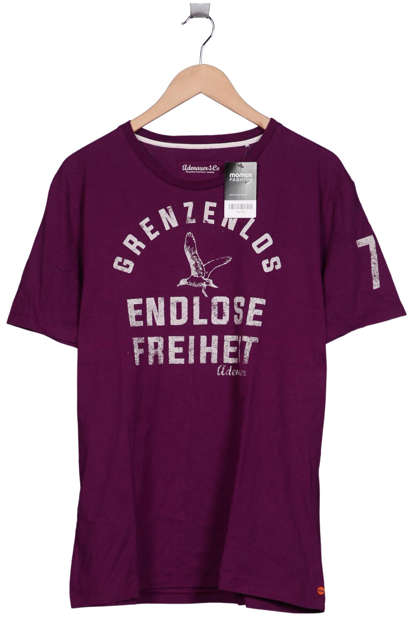

Adenauer & Co Herren T-Shirt, flieder, Gr. 54