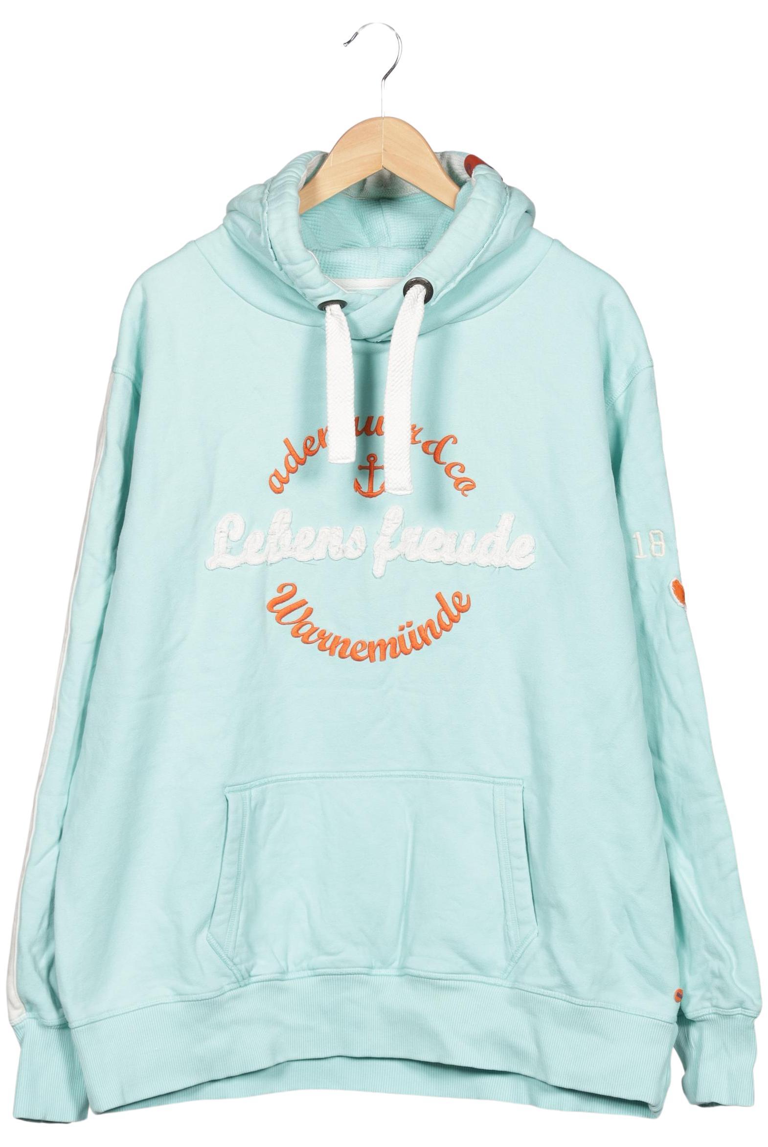 

Adenauer & Co Herren Kapuzenpullover, hellblau, Gr. 56