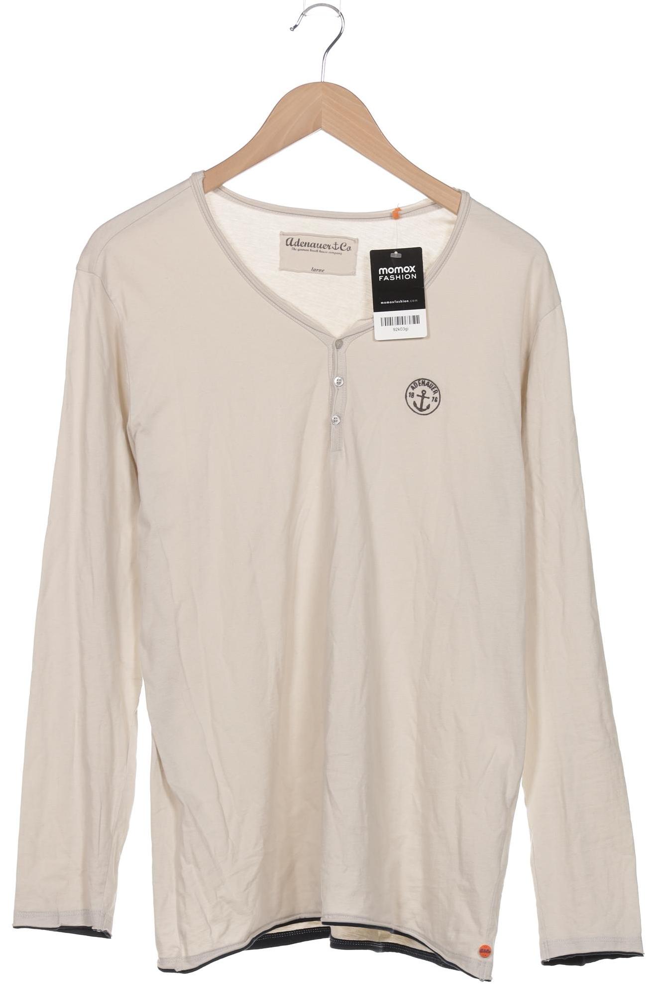 

Adenauer & Co Herren Langarmshirt, cremeweiß, Gr. 52
