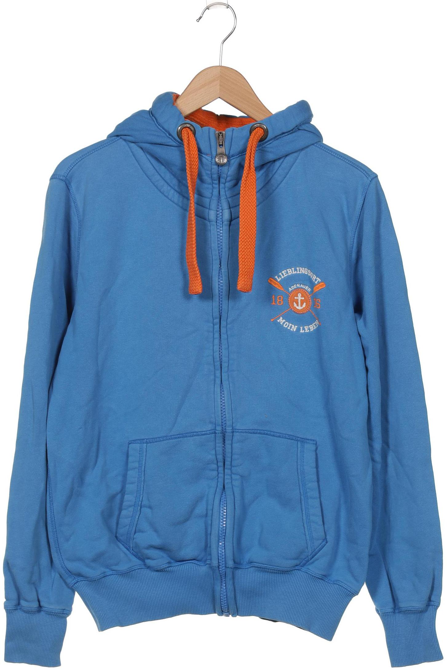 

Adenauer & Co Herren Kapuzenpullover, blau, Gr. 48