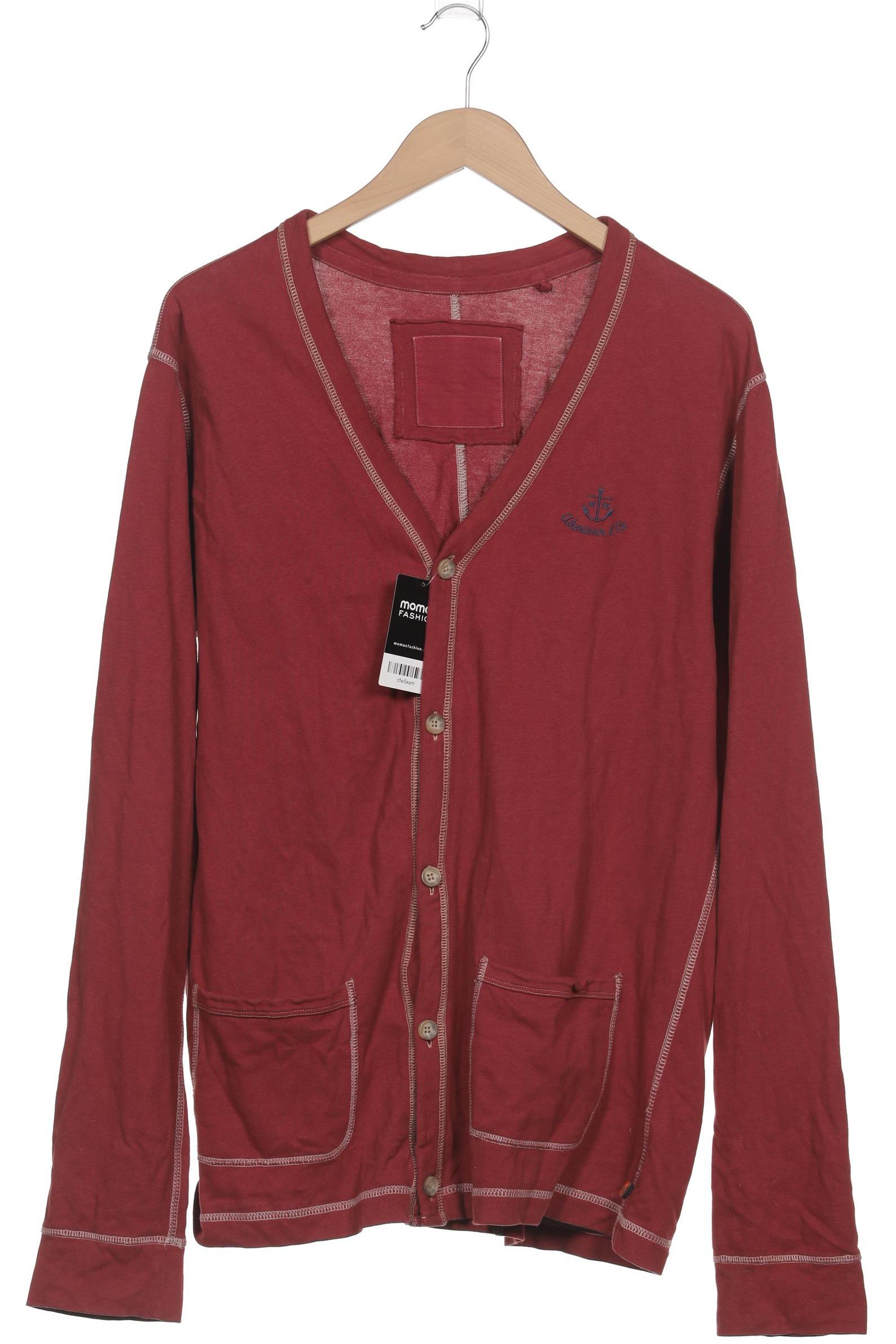 

Adenauer & Co Herren Strickjacke, bordeaux, Gr. 54