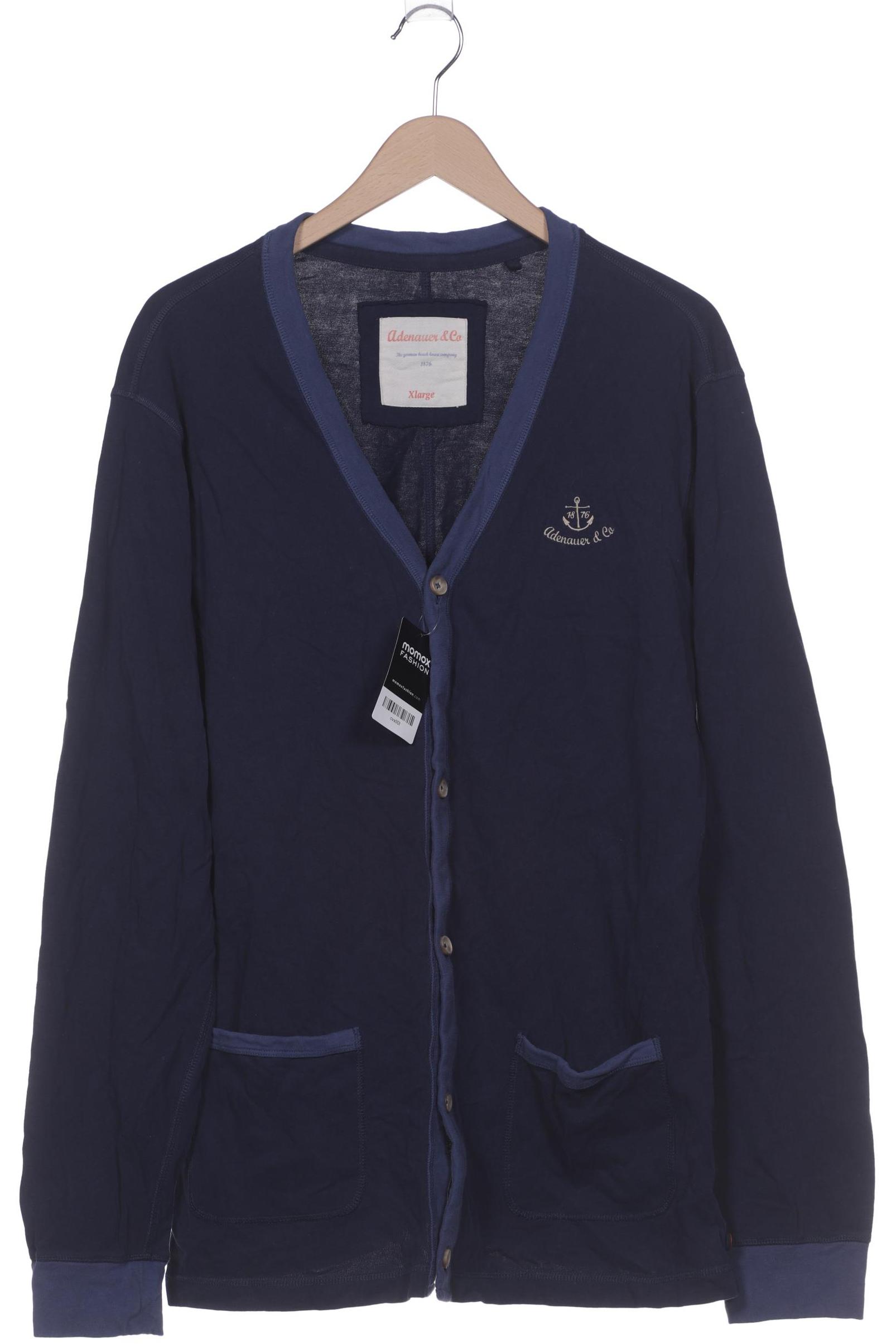 

Adenauer & Co Herren Strickjacke, marineblau, Gr. 54
