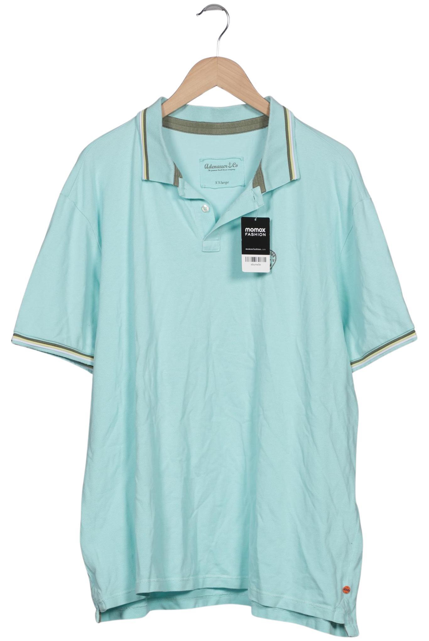 

Adenauer & Co Herren Poloshirt, türkis, Gr. 56