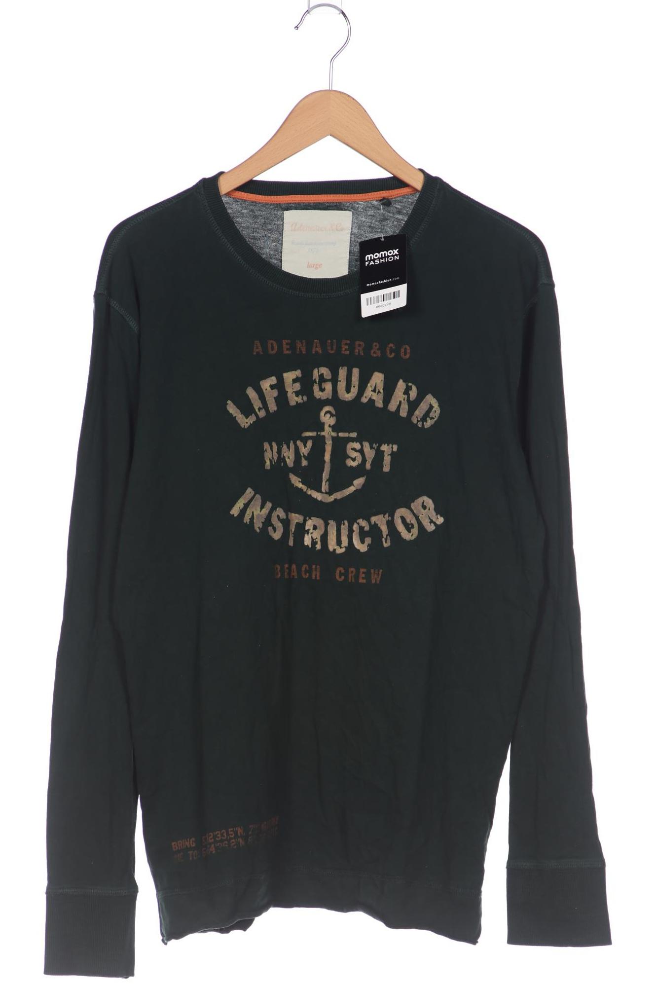 

Adenauer & Co Herren Langarmshirt, grün, Gr. 52