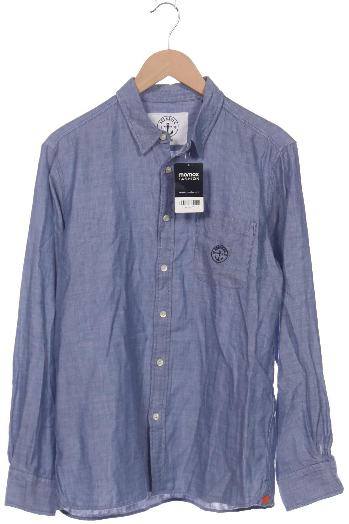 

Adenauer & Co Herren Hemd, hellblau, Gr. 48