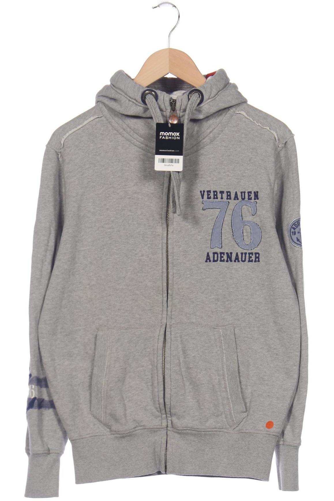 

Adenauer & Co Herren Kapuzenpullover, grau, Gr. 48