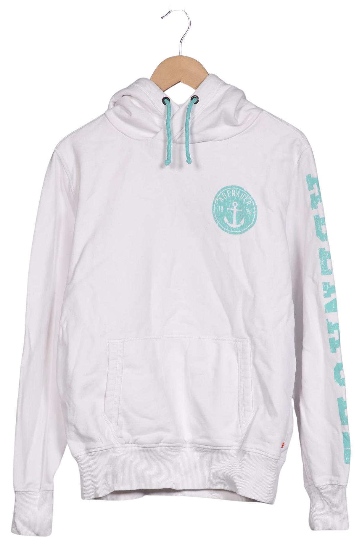 

Adenauer & Co Herren Kapuzenpullover, weiß, Gr. 48