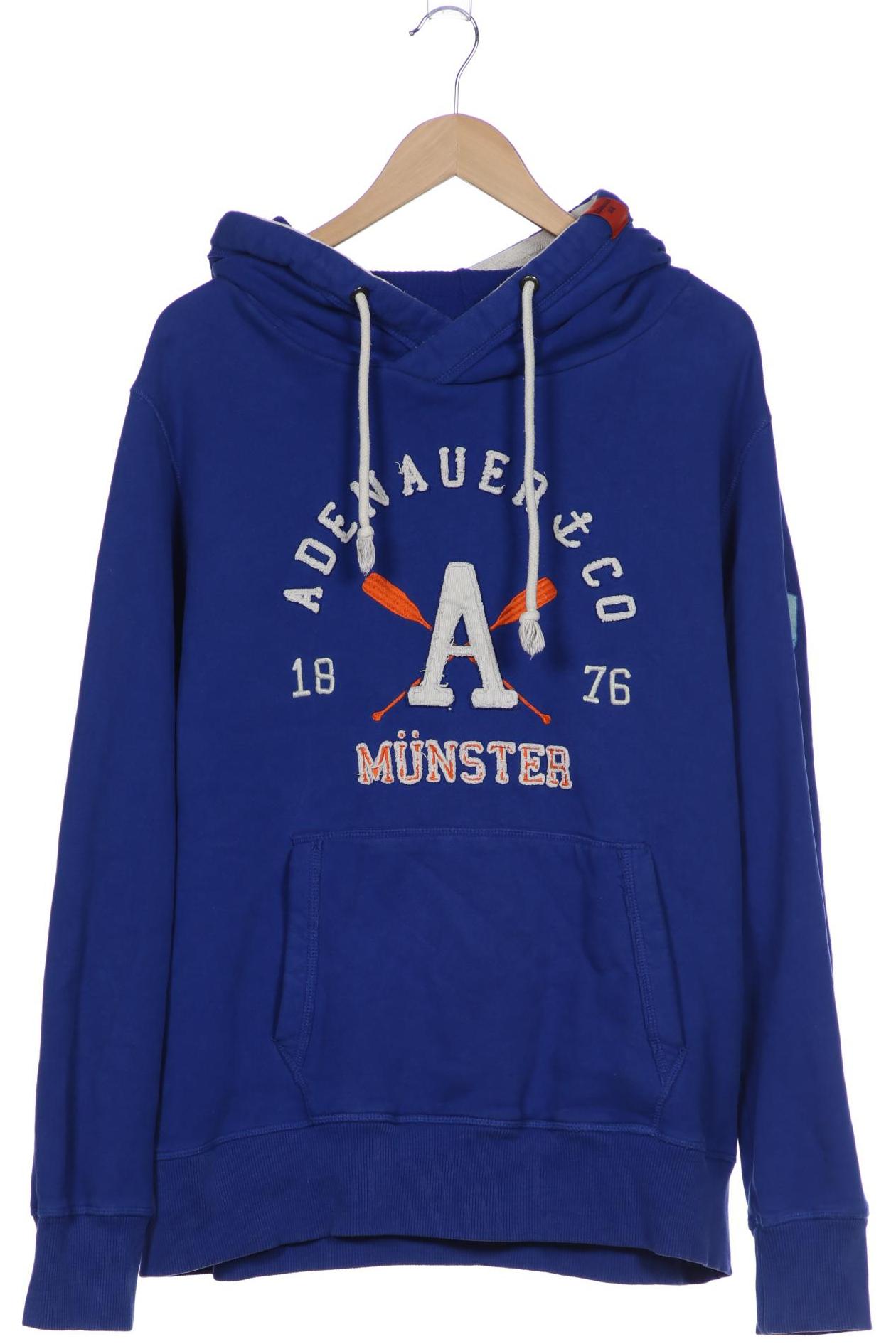 

Adenauer & Co Herren Kapuzenpullover, blau, Gr. 54