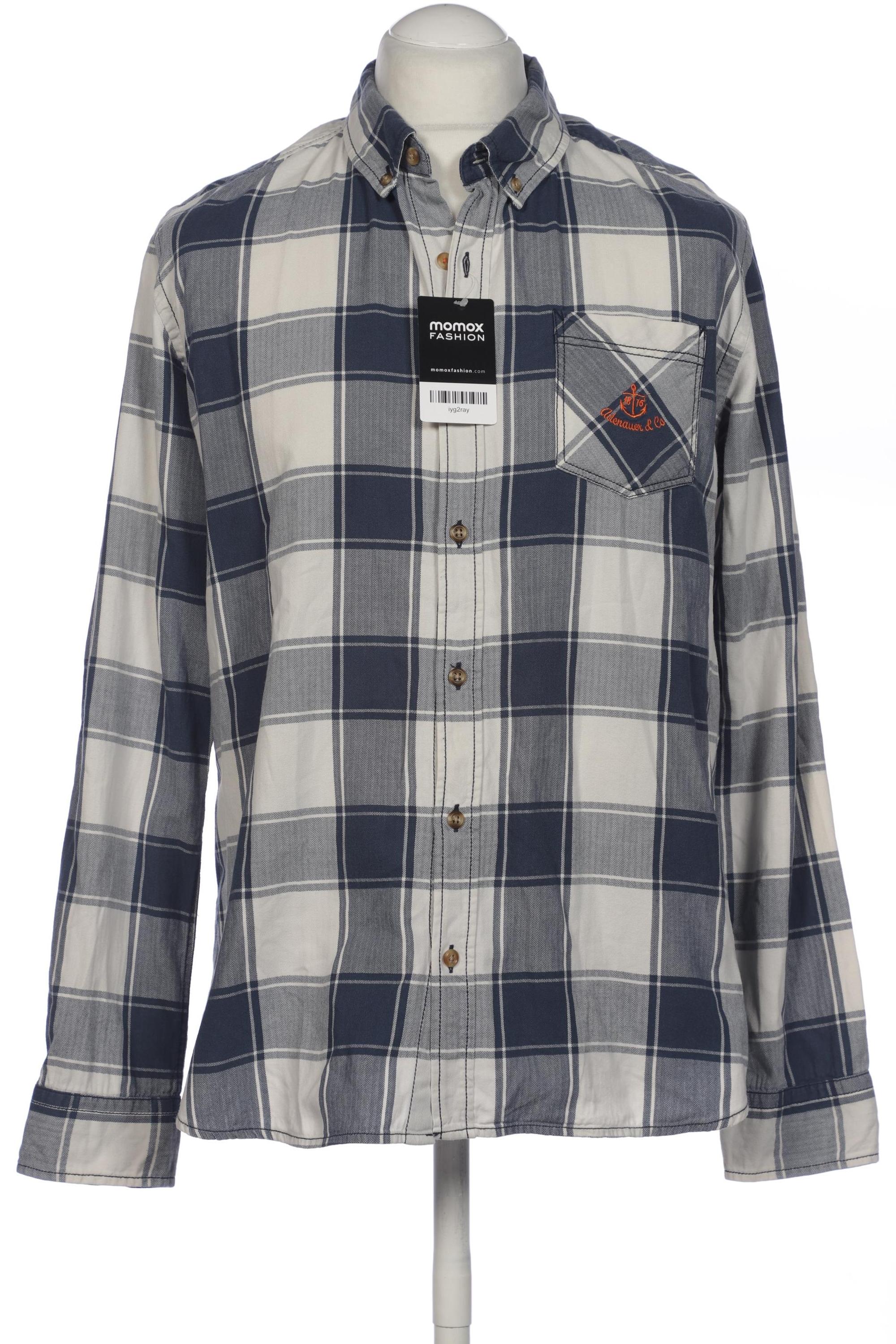 

Adenauer & Co Herren Hemd, marineblau, Gr. 52