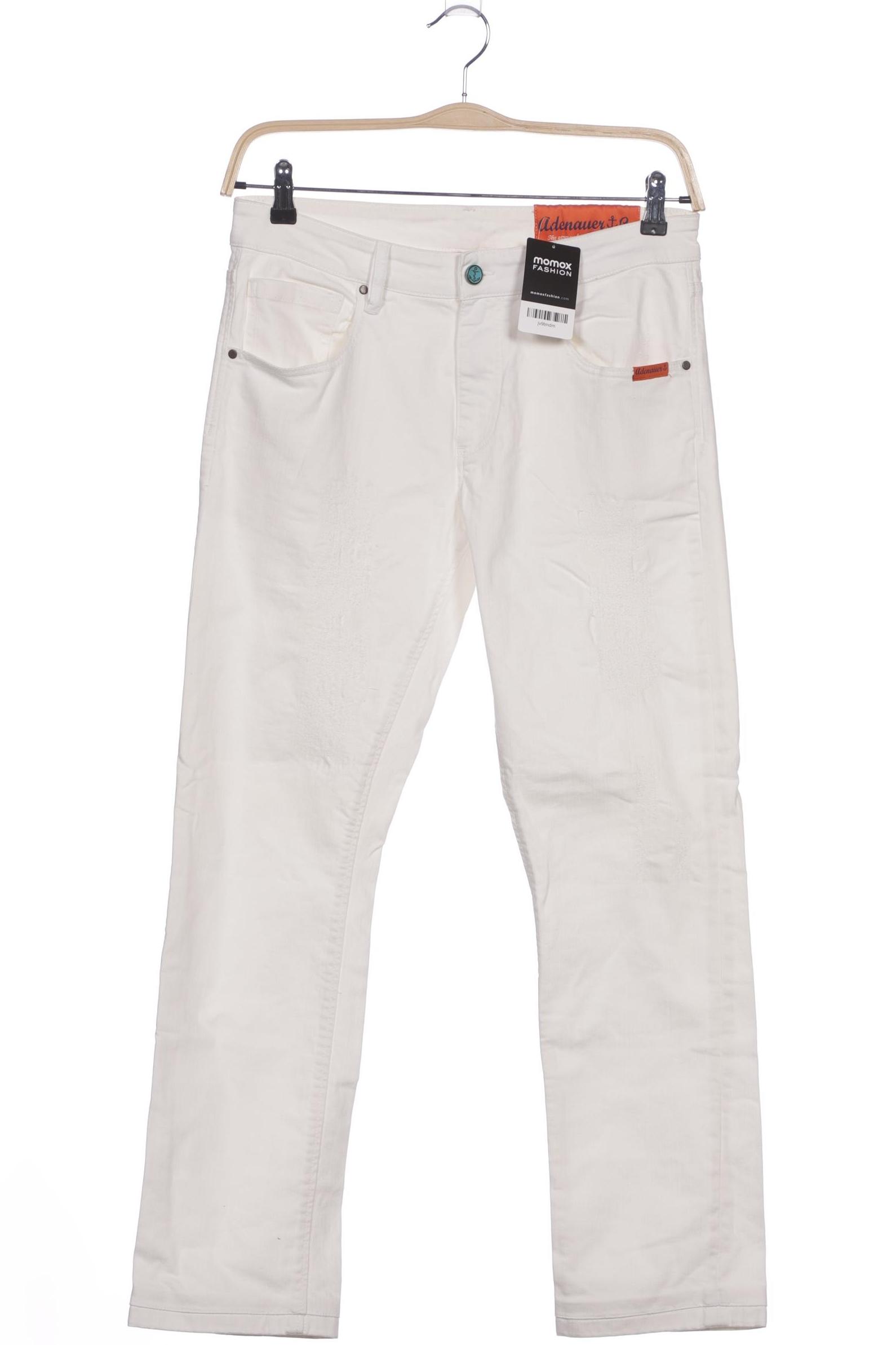 

Adenauer & Co Herren Jeans, weiß, Gr. 31