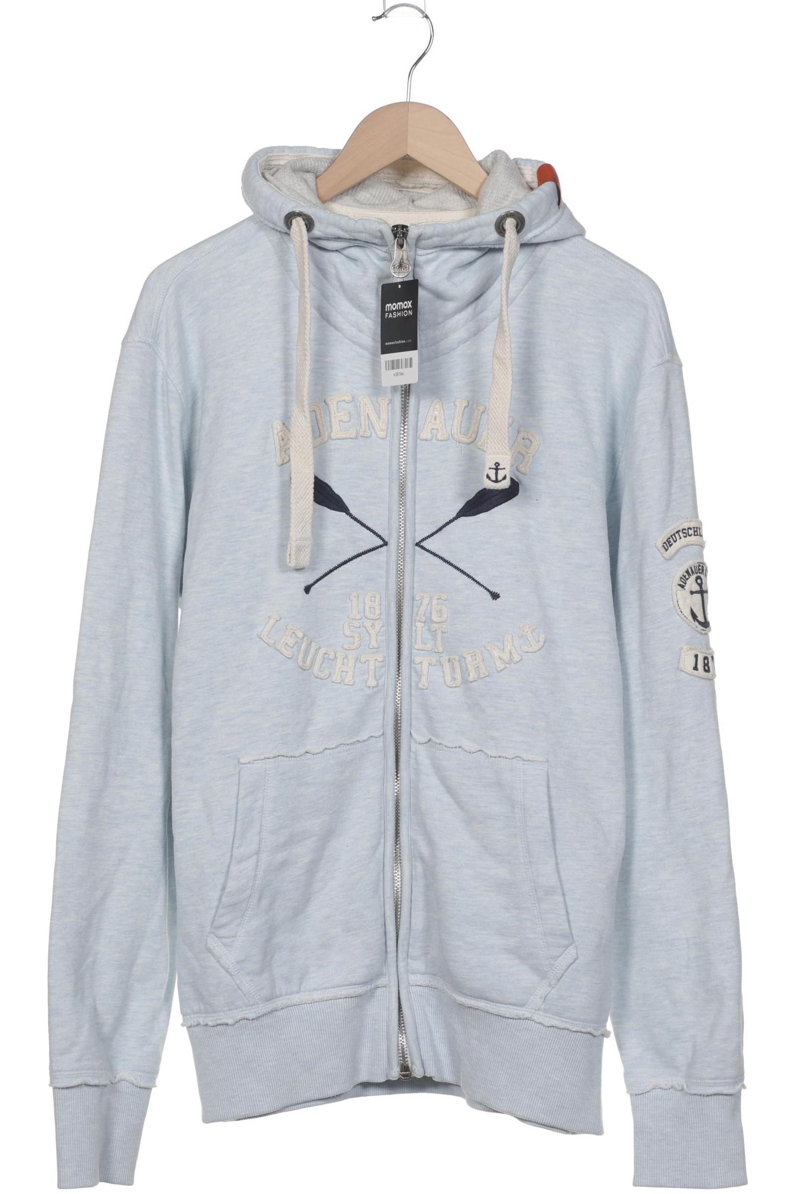

Adenauer & Co Herren Kapuzenpullover, hellblau, Gr. 54
