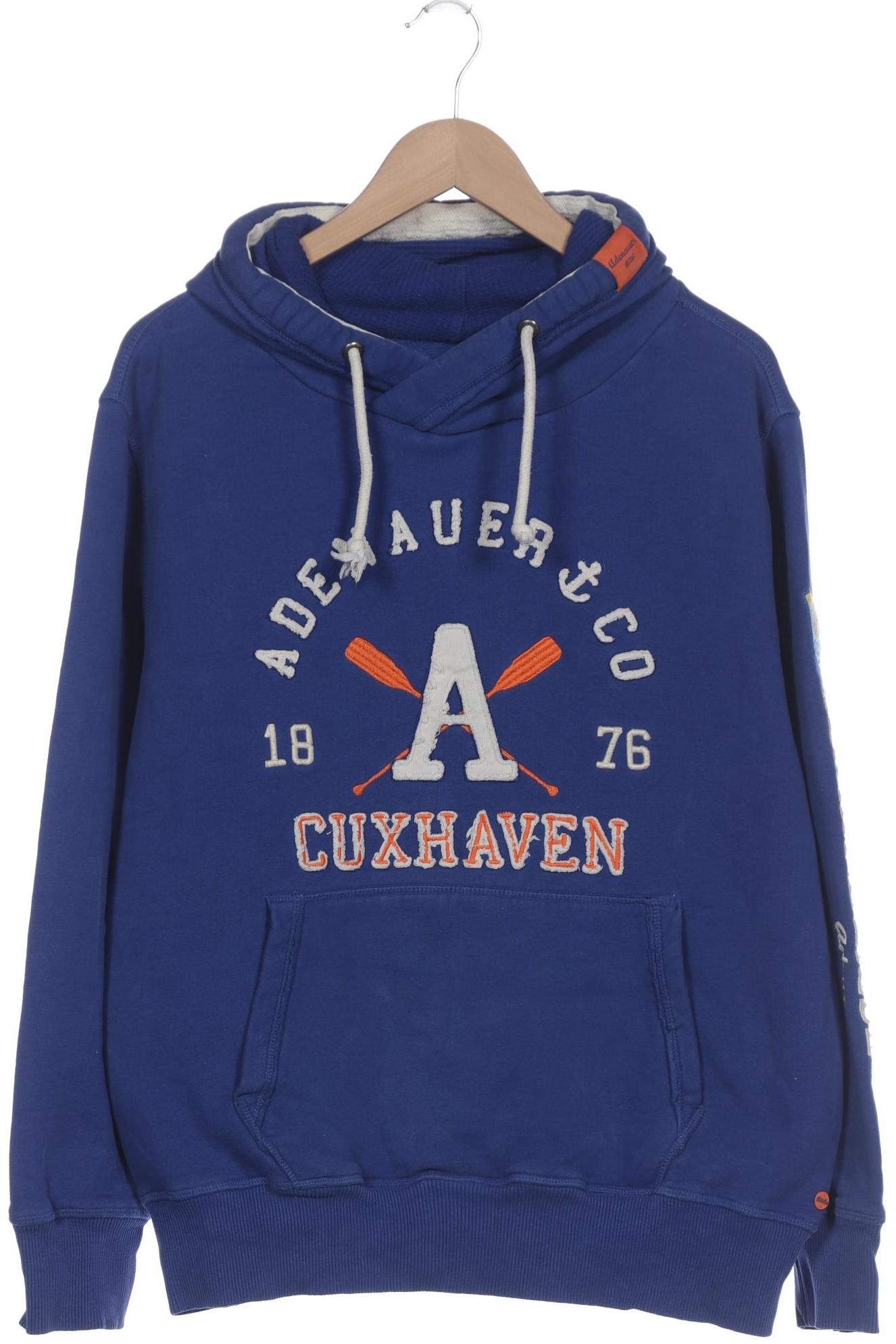 

Adenauer & Co Herren Kapuzenpullover, blau, Gr. 52