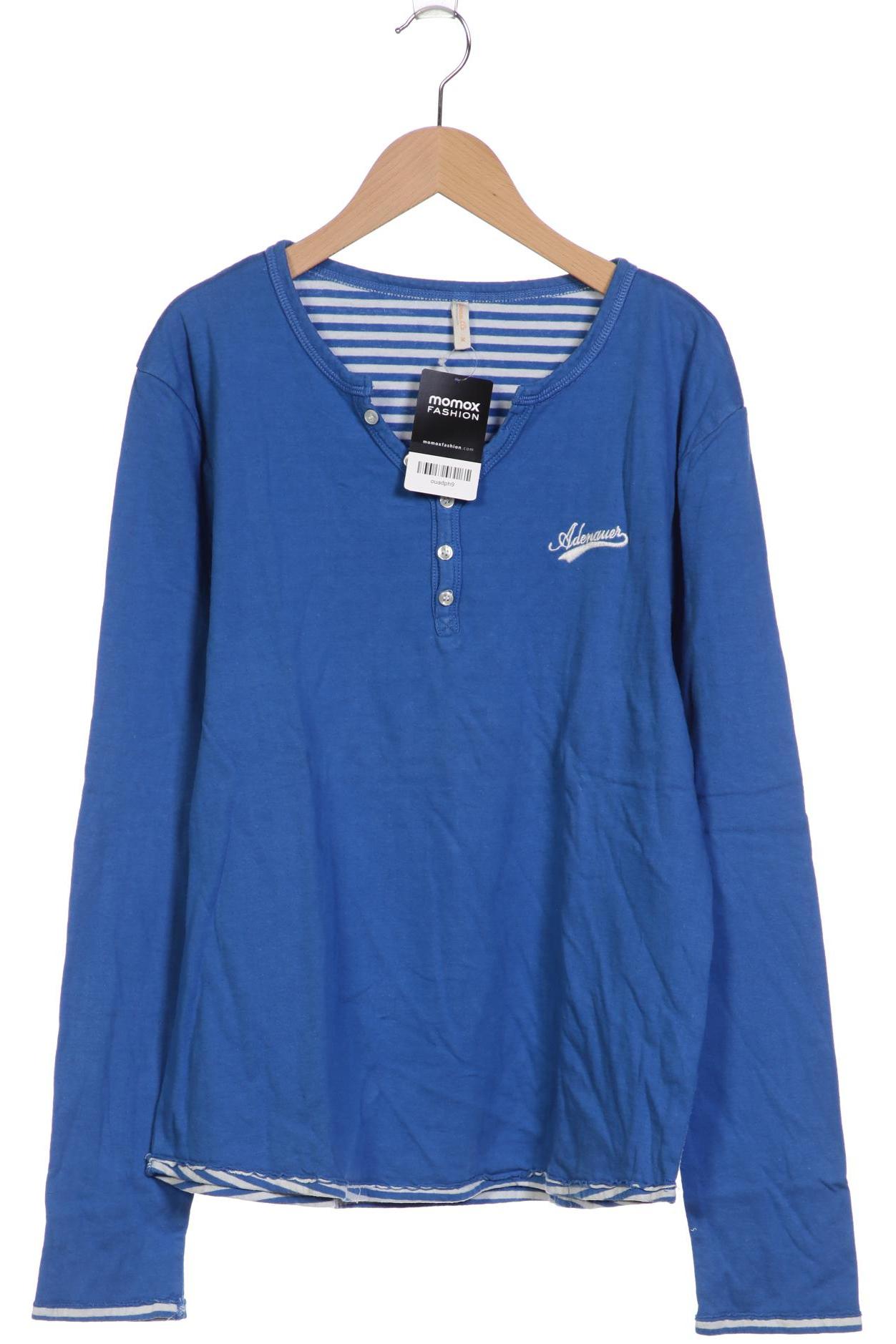 

Adenauer & Co Herren Langarmshirt, blau, Gr. 48
