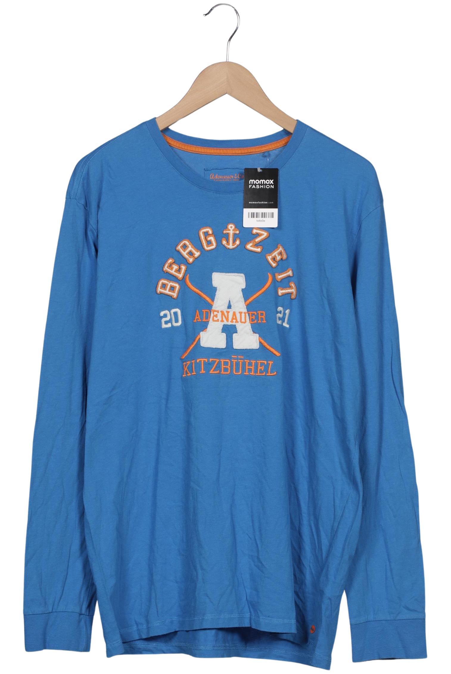 

Adenauer & Co Herren Langarmshirt, blau, Gr. 54