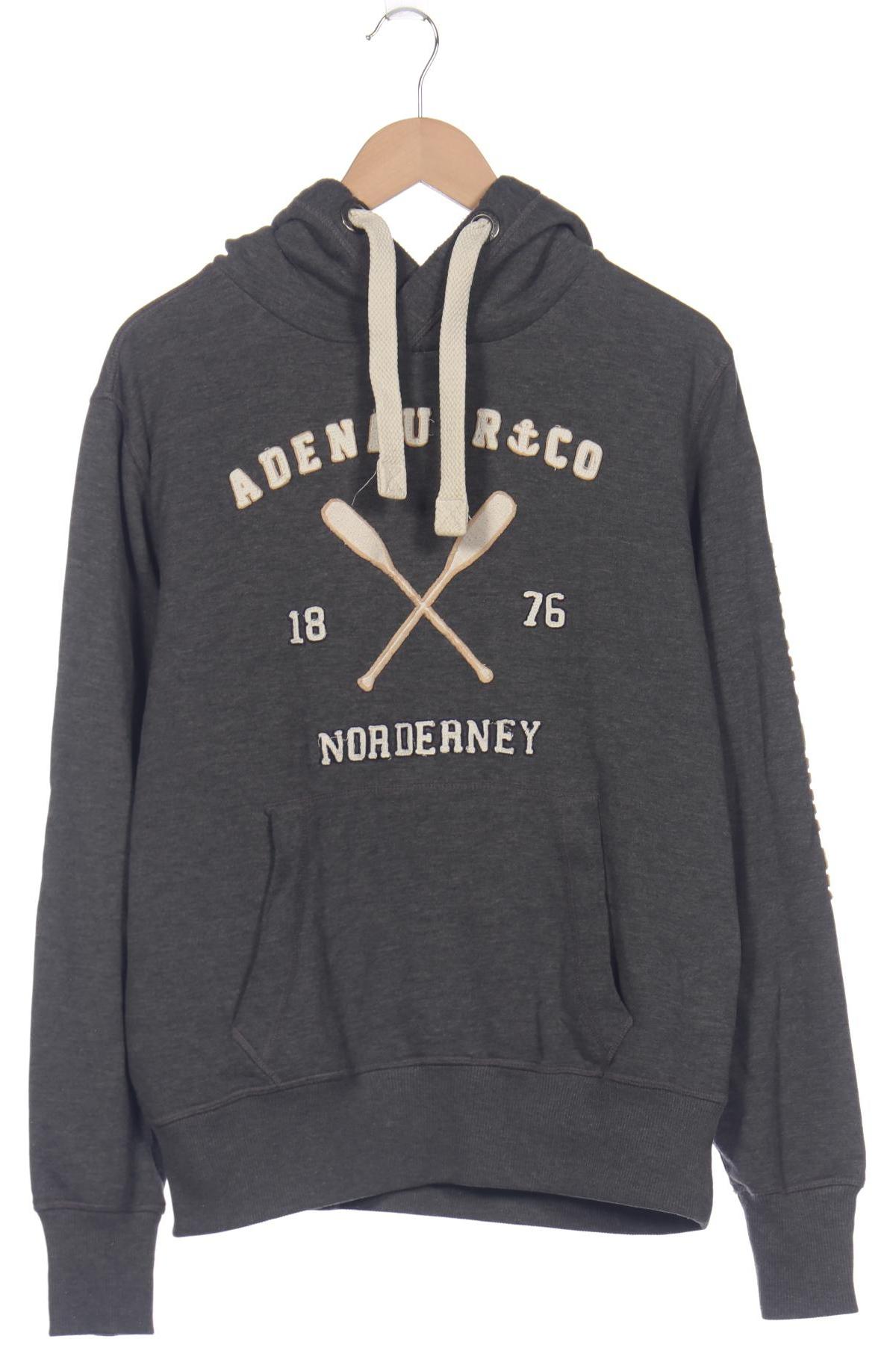 

Adenauer & Co Herren Kapuzenpullover, grau, Gr. 52