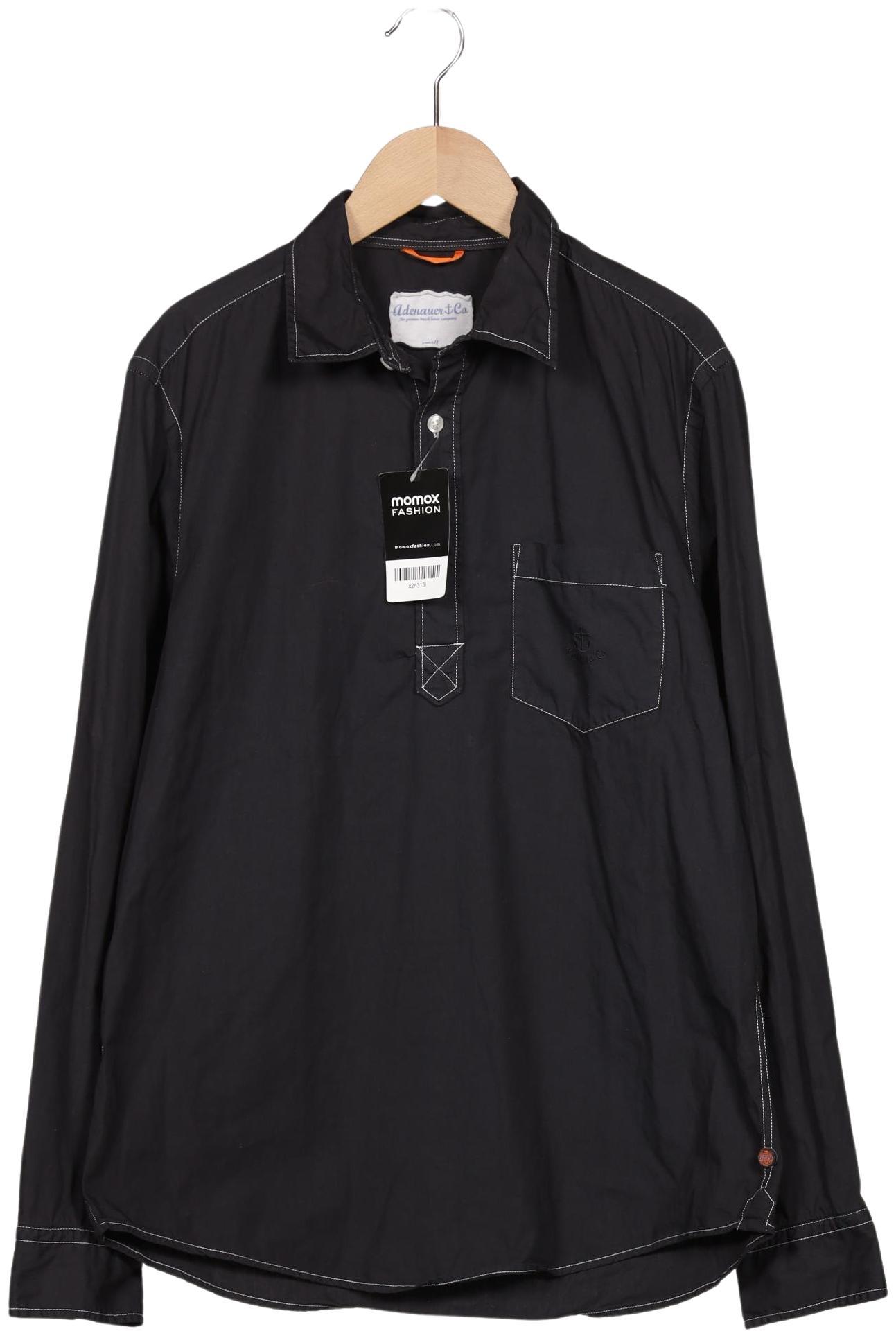 

Adenauer & Co Herren Hemd, schwarz, Gr. 46