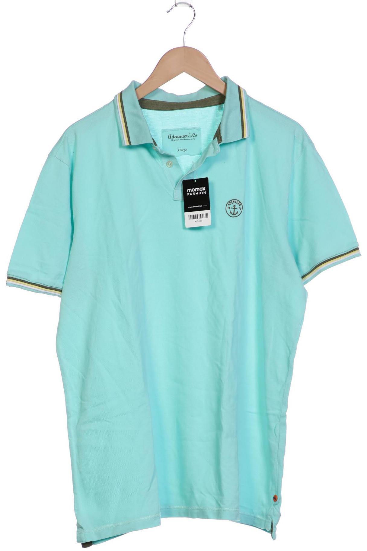 

Adenauer & Co Herren Poloshirt, türkis, Gr. 54