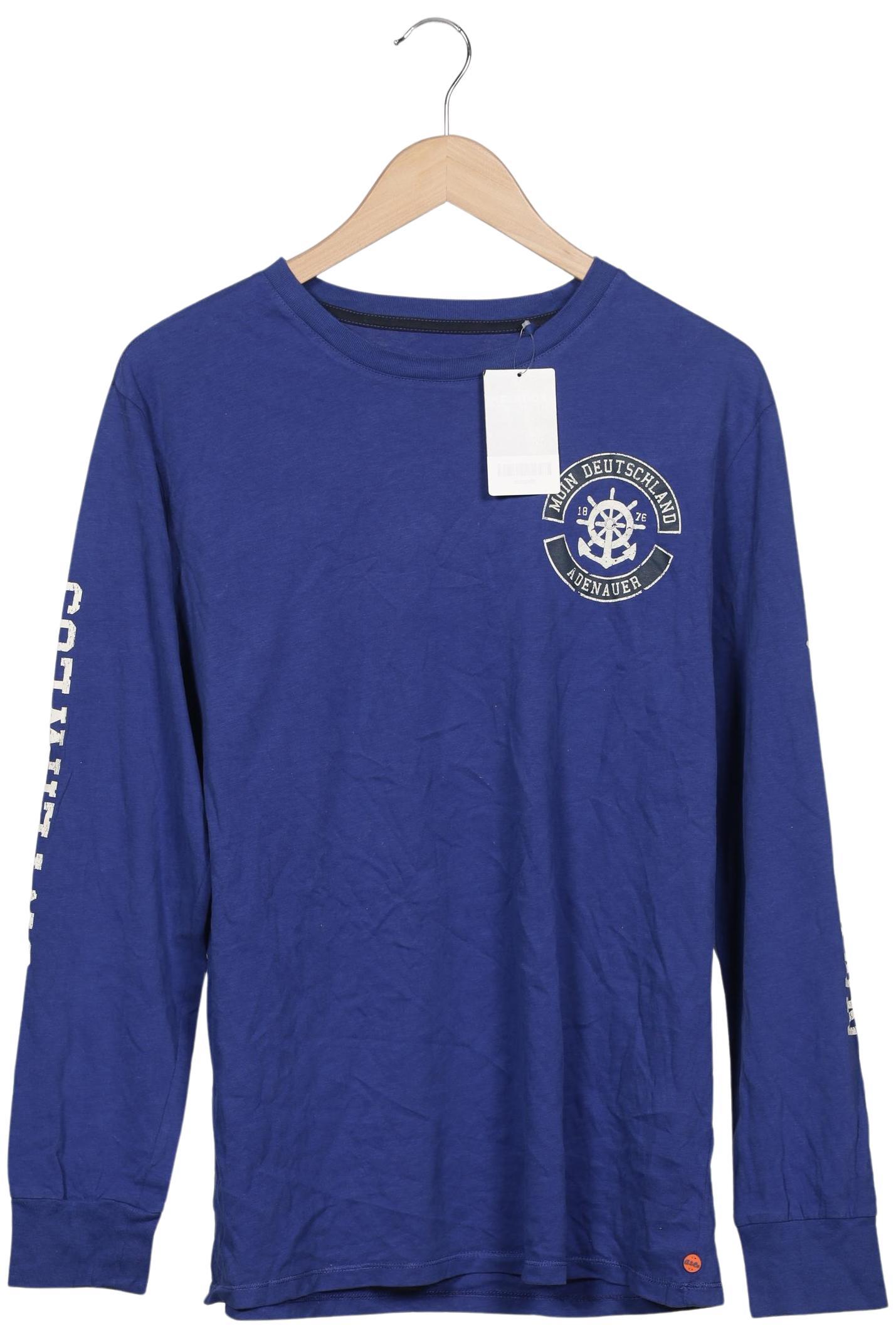 

Adenauer & Co Herren Langarmshirt, blau, Gr. 48