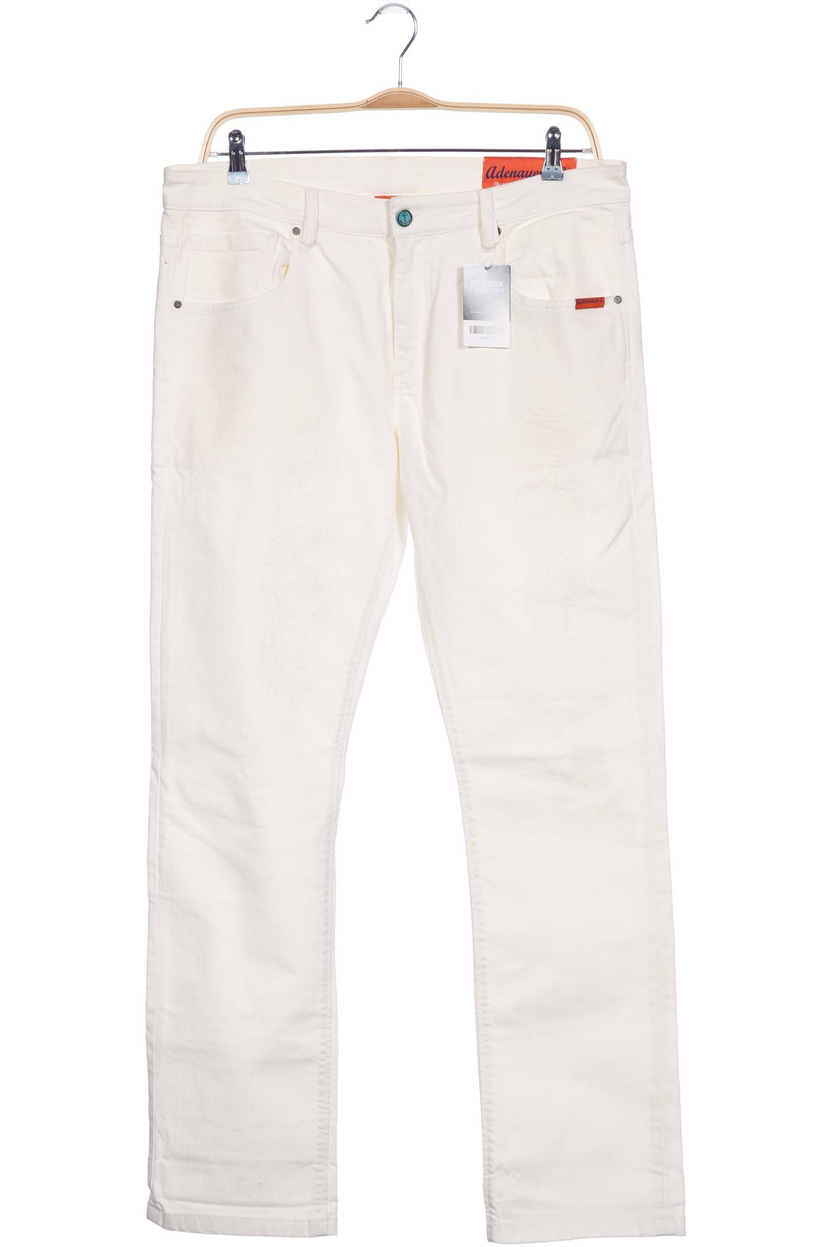 

Adenauer & Co Herren Jeans, weiß, Gr. 36