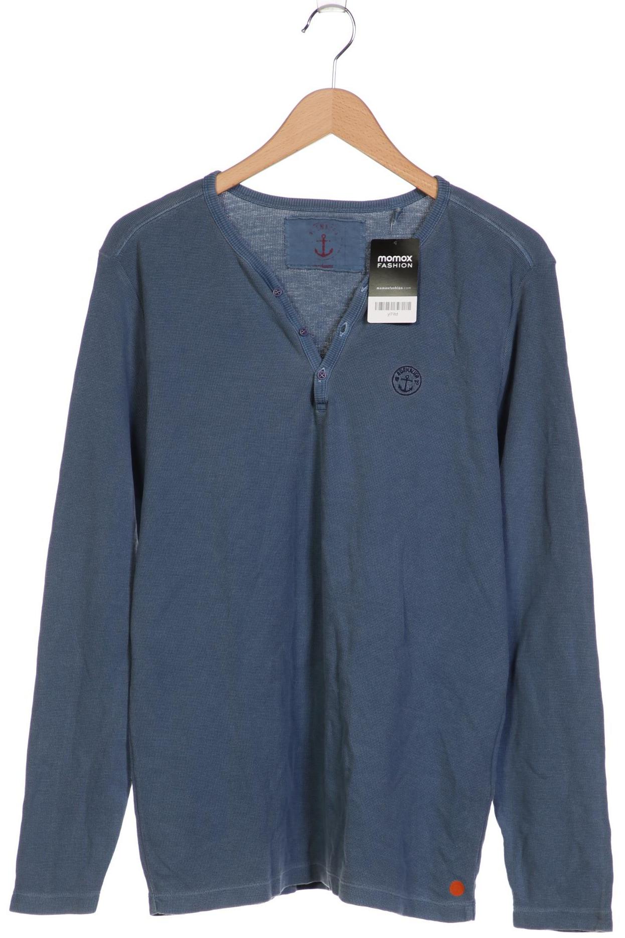 

Adenauer & Co Herren Langarmshirt, marineblau, Gr. 48