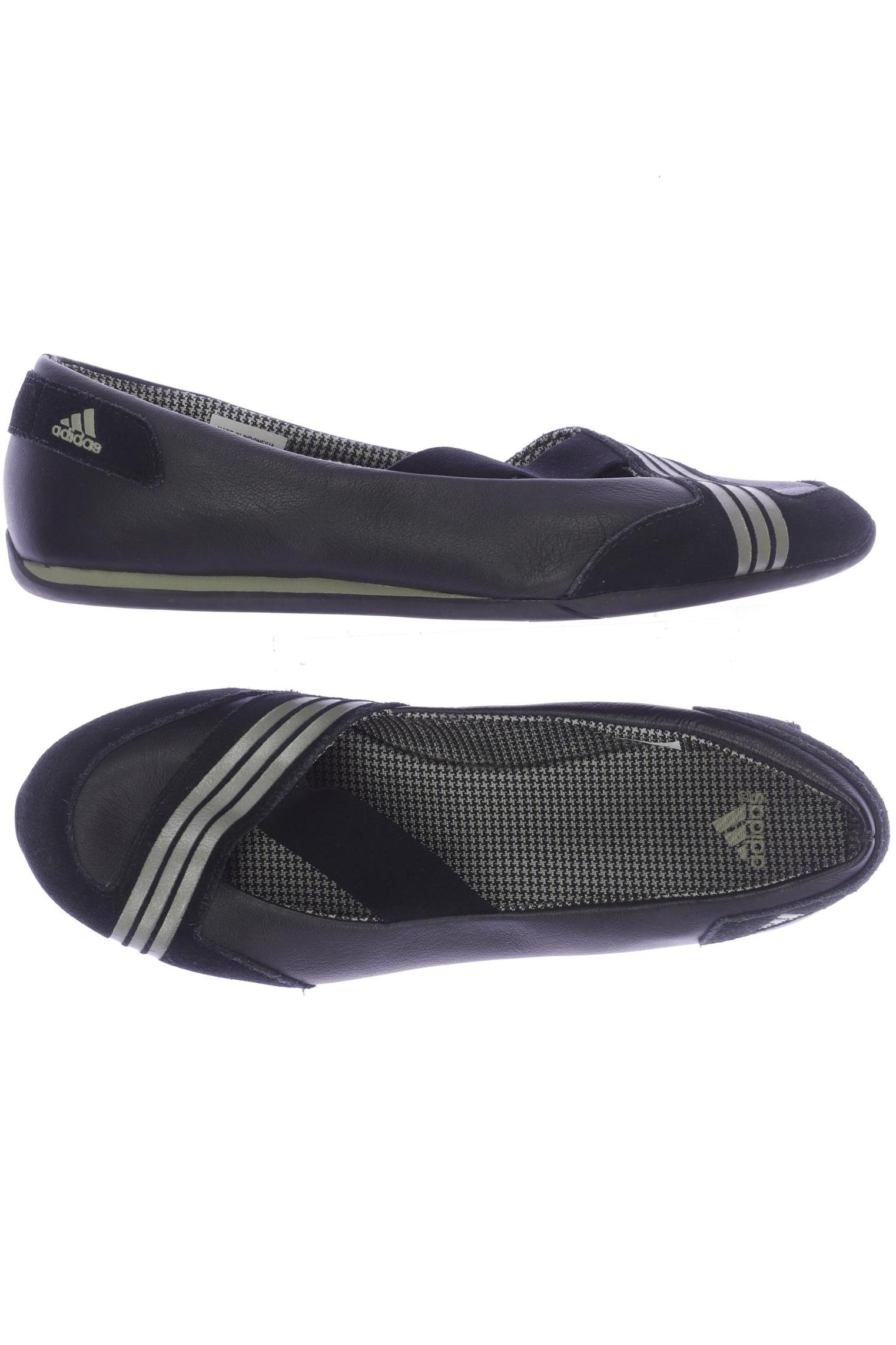 

adidas Damen Ballerinas, schwarz, Gr. 6.5