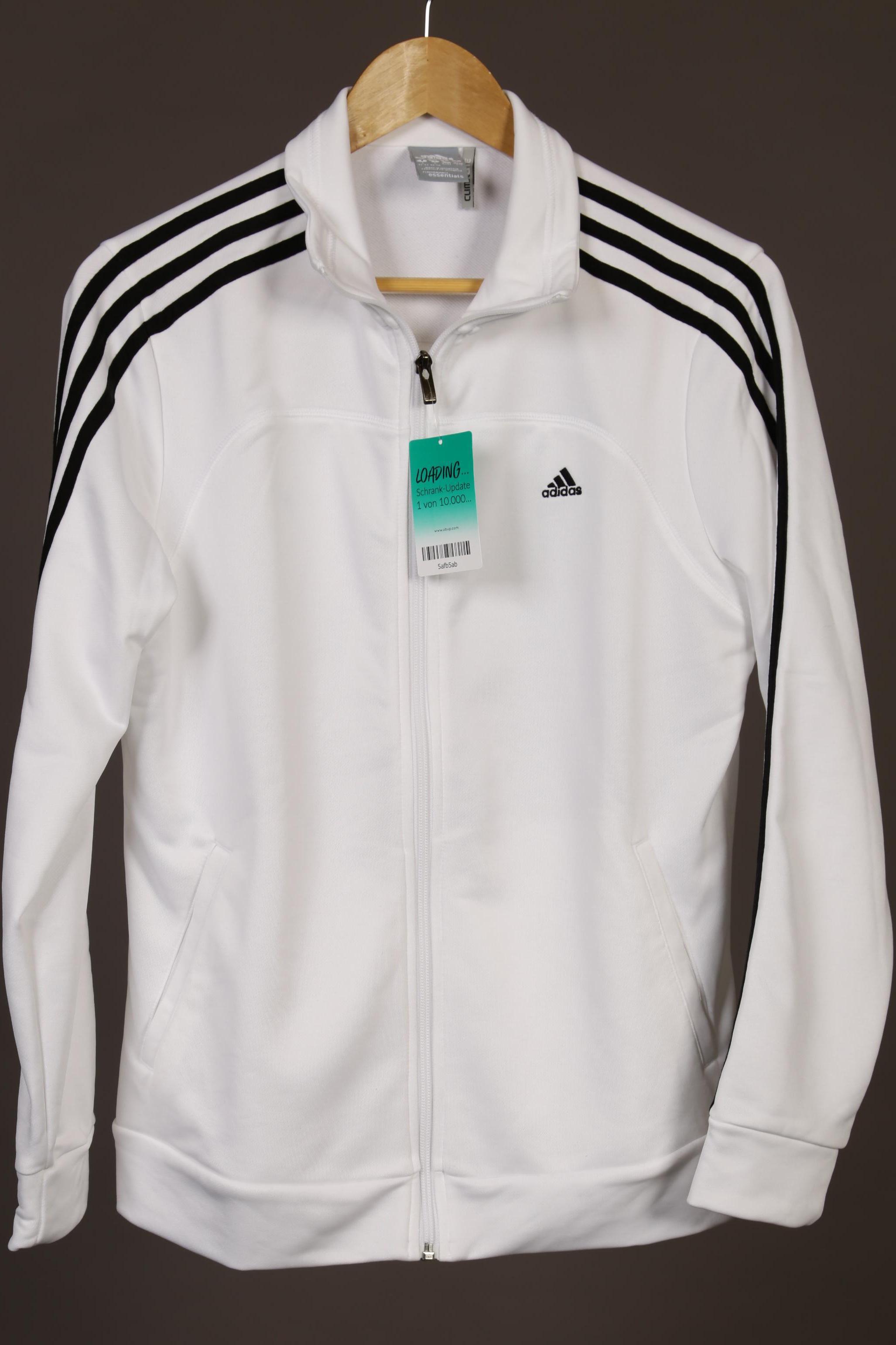 

adidas Damen Jacke, weiß, Gr.