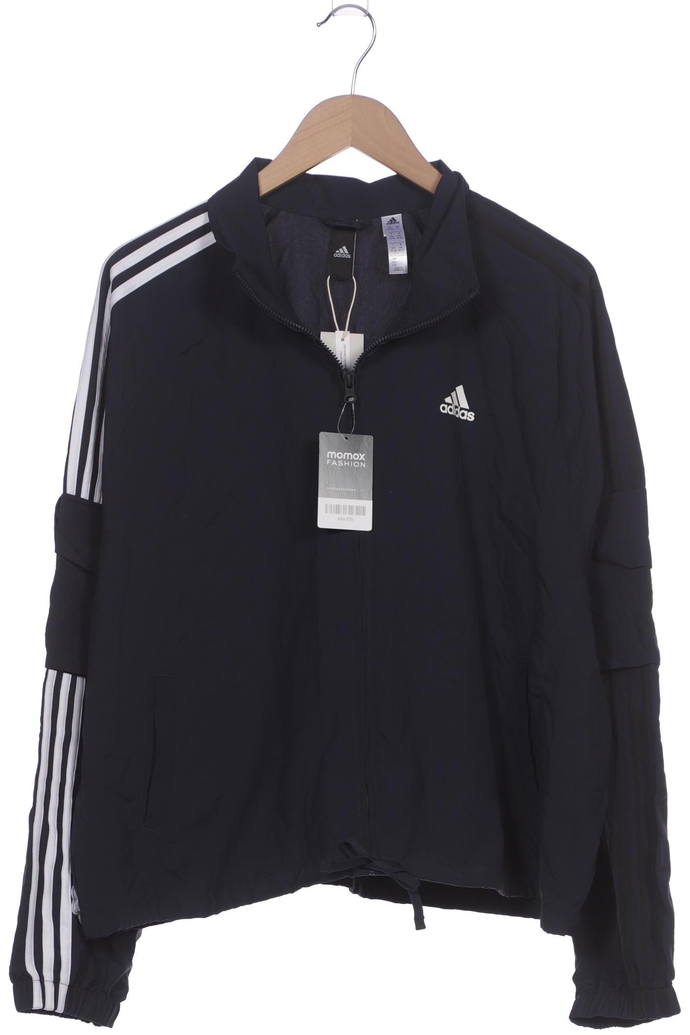 

adidas Damen Jacke, marineblau, Gr. 46