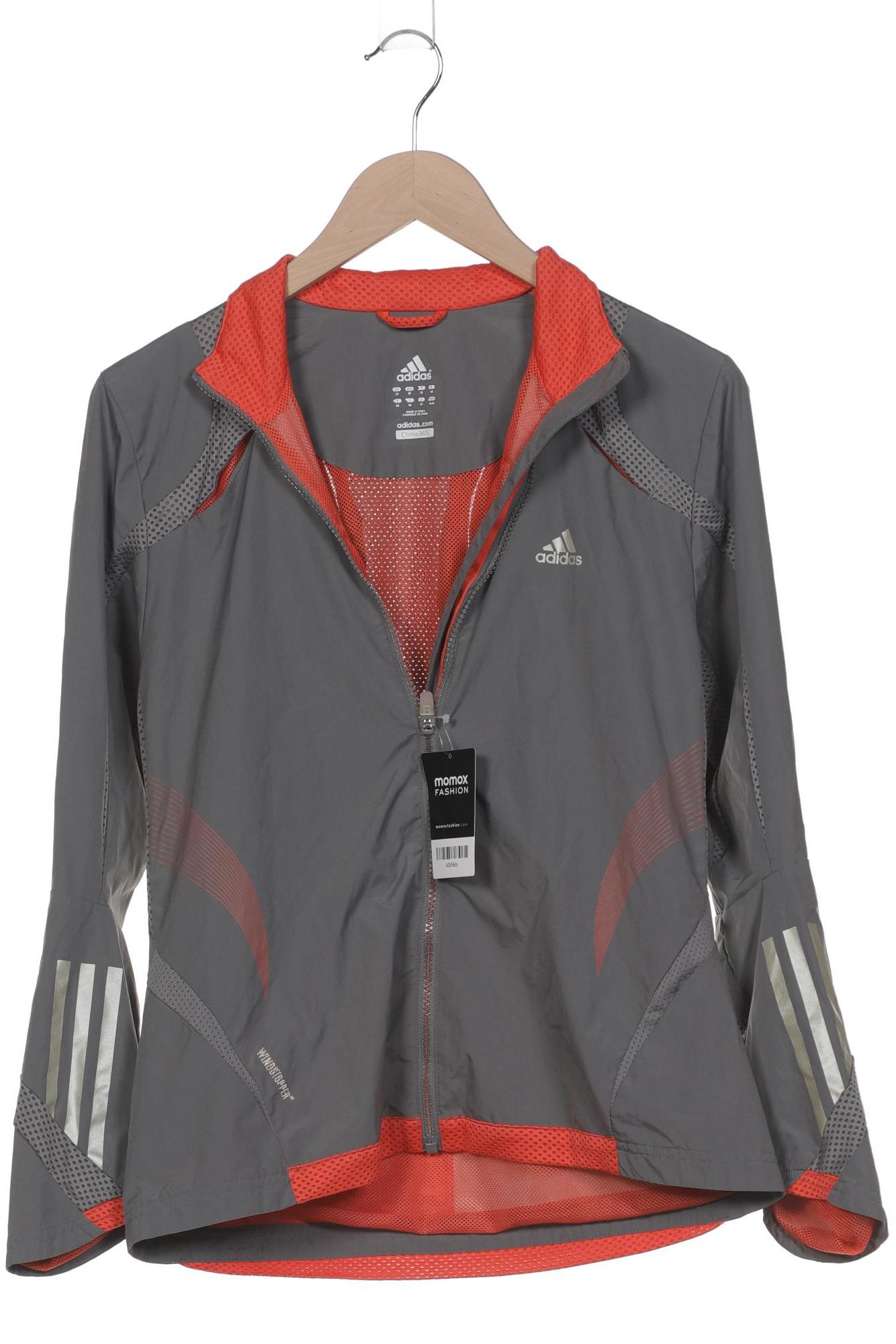 

adidas Damen Jacke, grau, Gr. 40