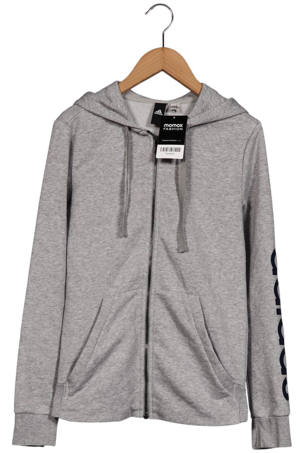 

adidas Damen Kapuzenpullover, grau, Gr. 34