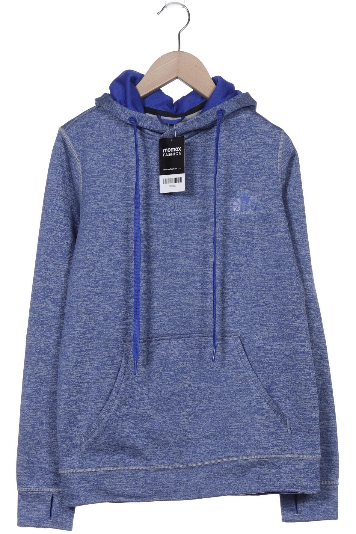 

adidas Damen Kapuzenpullover, blau, Gr. 34