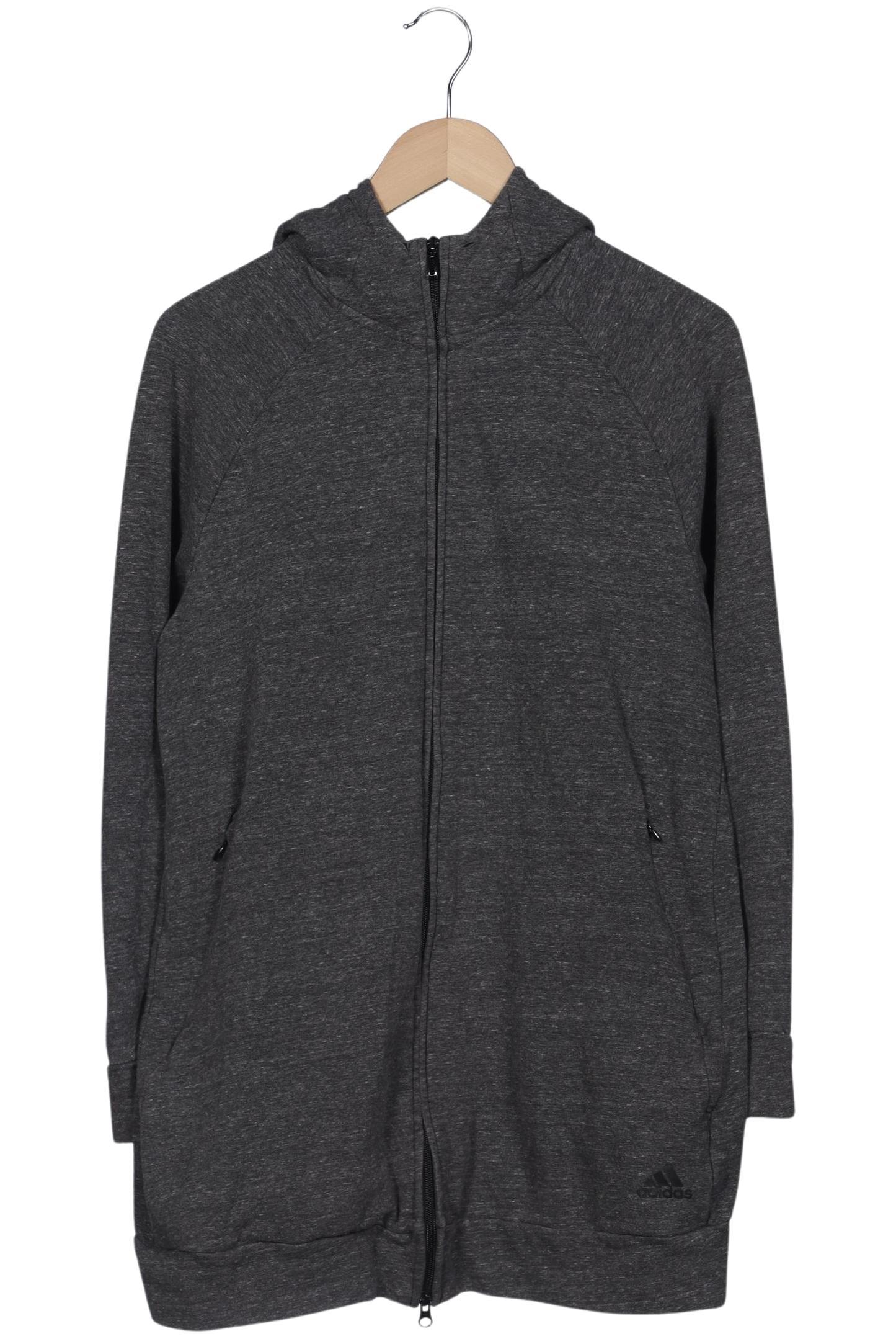 

adidas Damen Kapuzenpullover, grau, Gr. 42