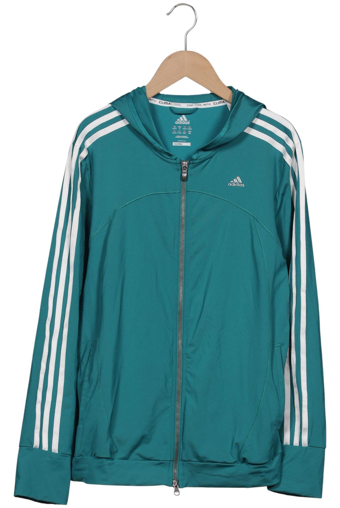 

adidas Damen Kapuzenpullover, türkis, Gr. 38